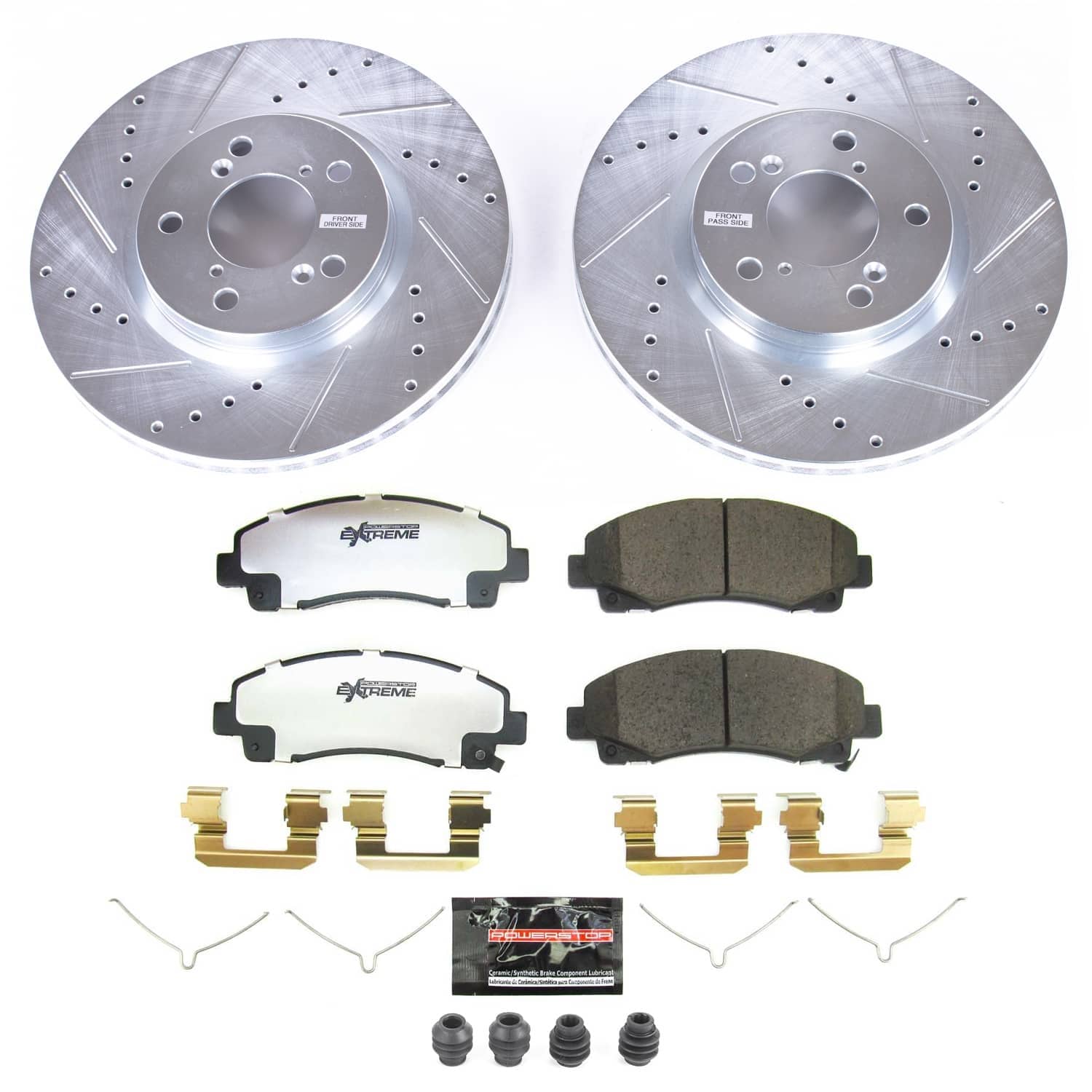 Power Stop - K5939-26 - Front - Disc Brake Pad and Rotor Kit