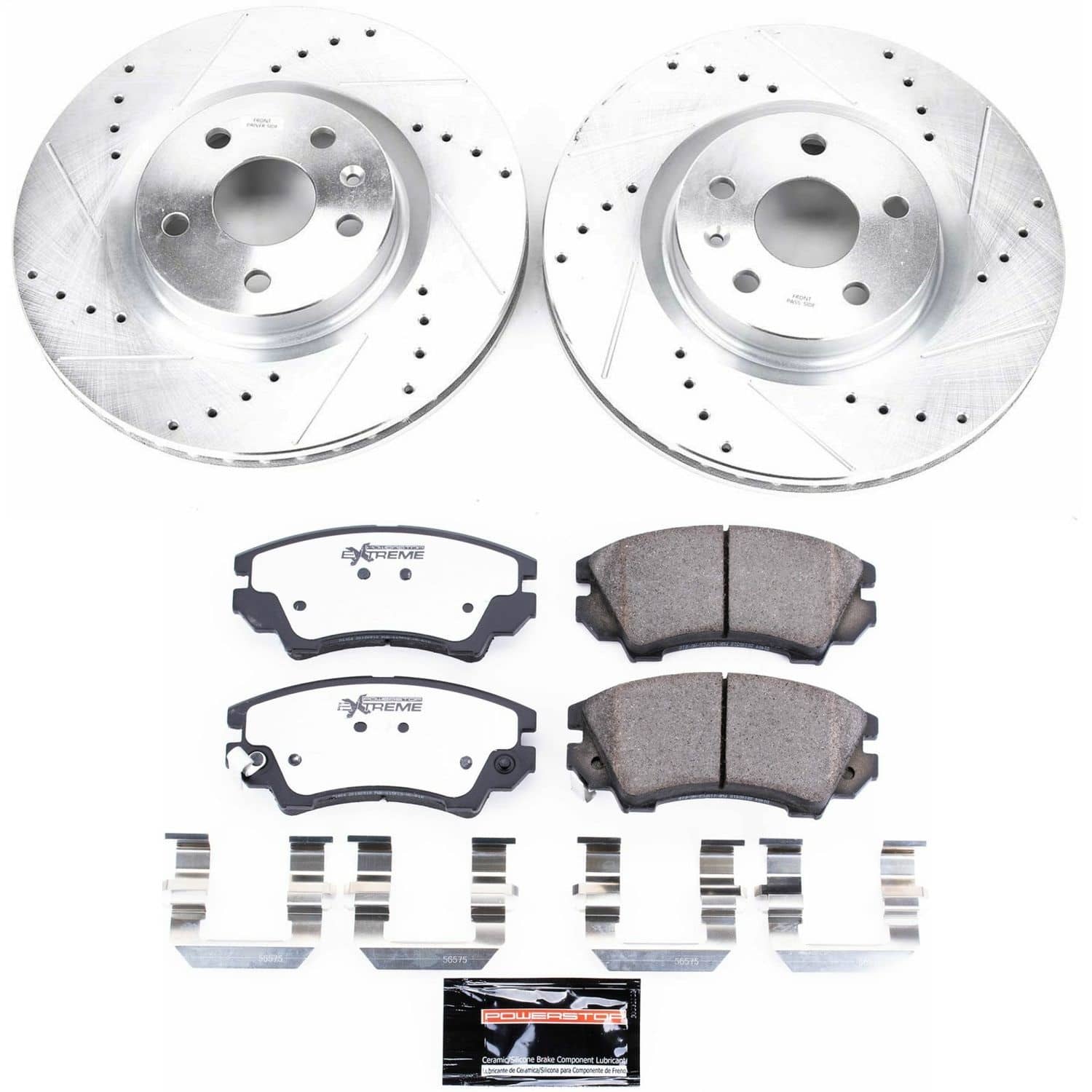 Power Stop - K5948-26 - Front - Disc Brake Pad and Rotor Kit