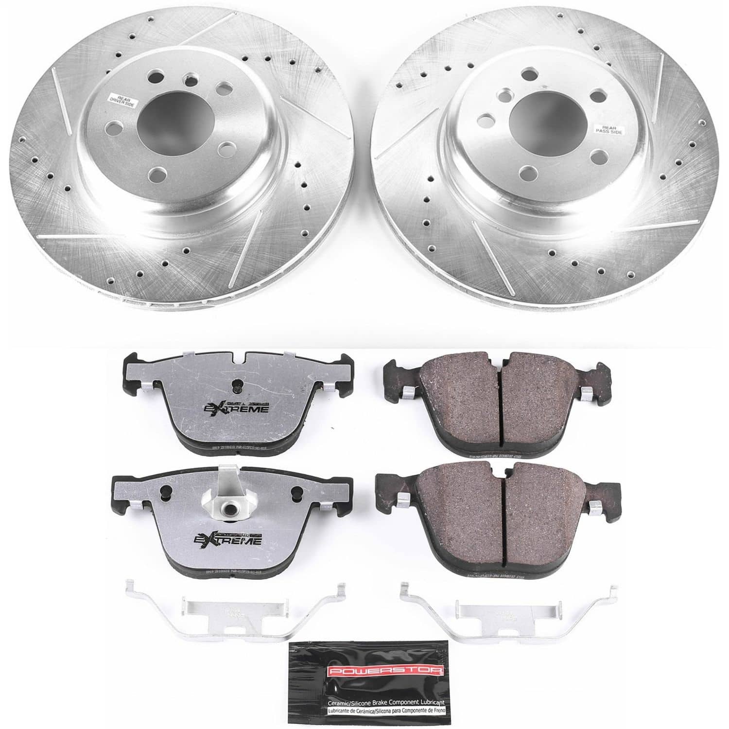 Power Stop - K6035-26 - Rear - Disc Brake Pad and Rotor Kit