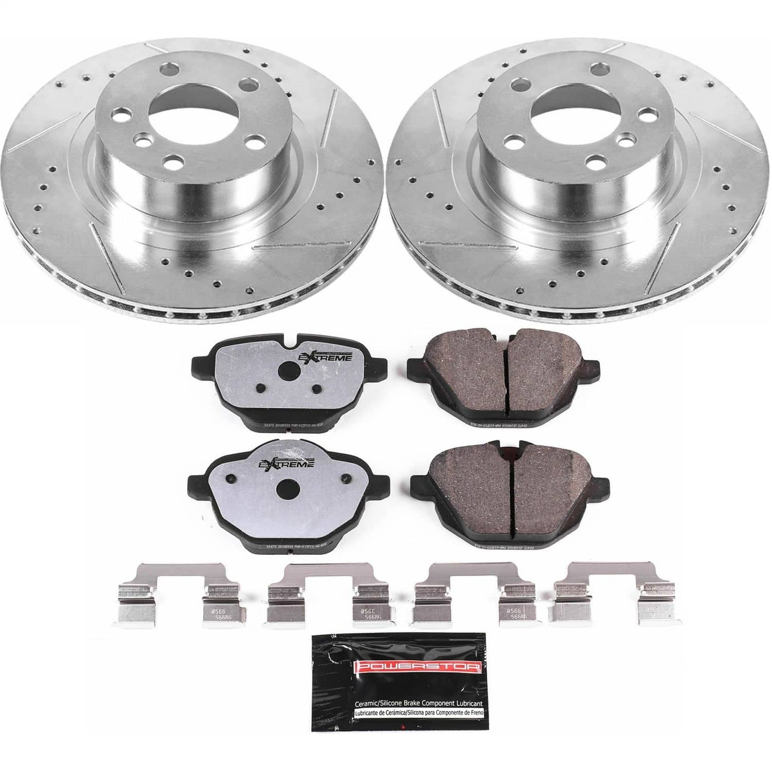 Power Stop - K6040-26 - Rear - Disc Brake Pad and Rotor Kit