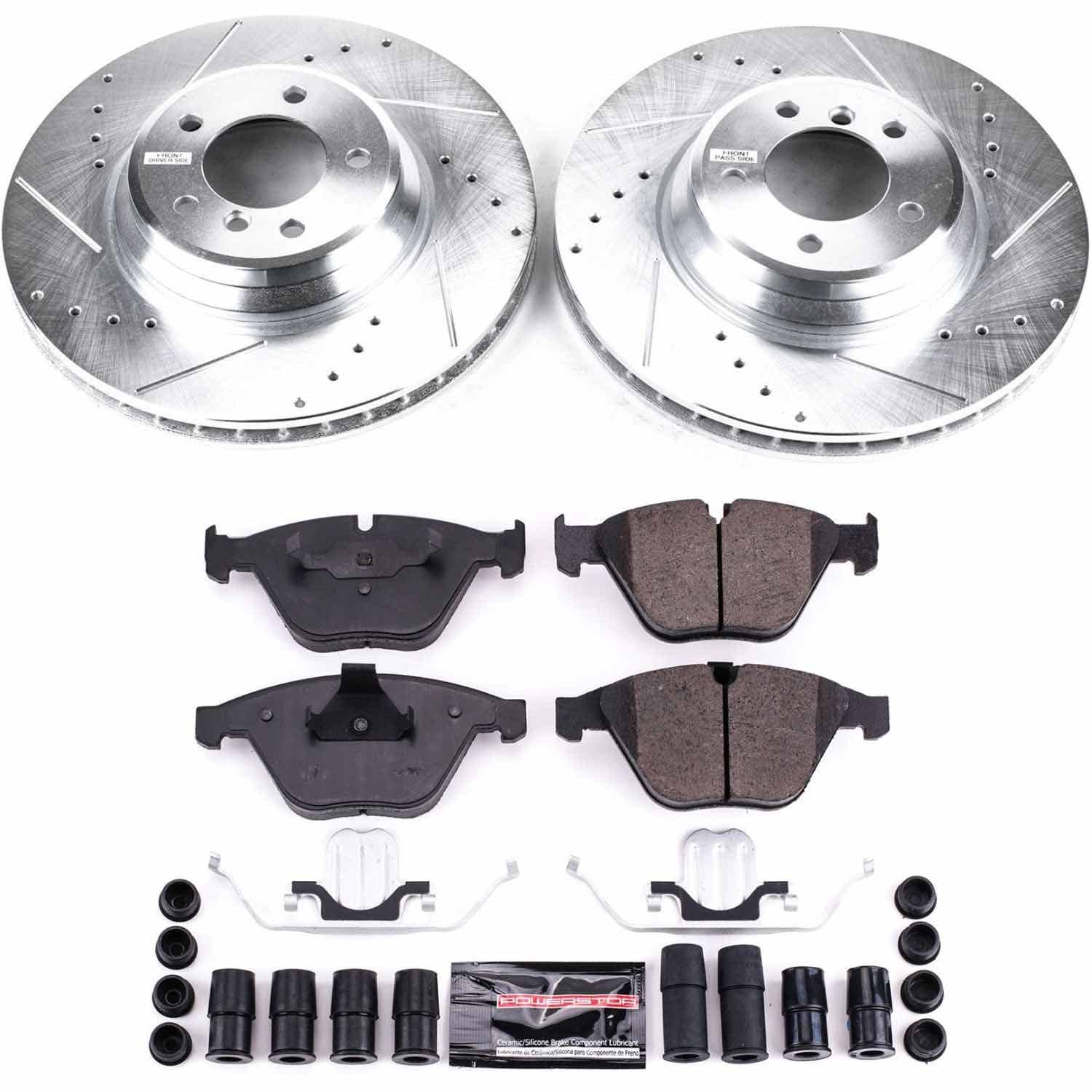 Power Stop - K6055 - Front - Disc Brake Pad and Rotor Kit