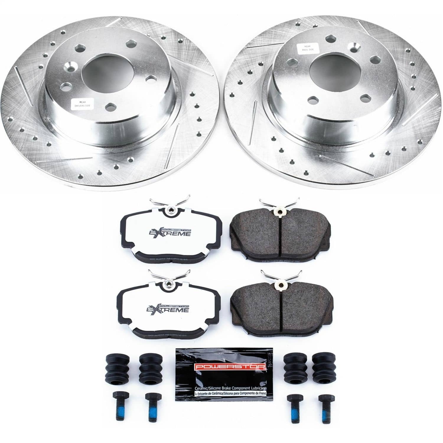 Power Stop - K6152-26 - Rear - Disc Brake Pad and Rotor Kit