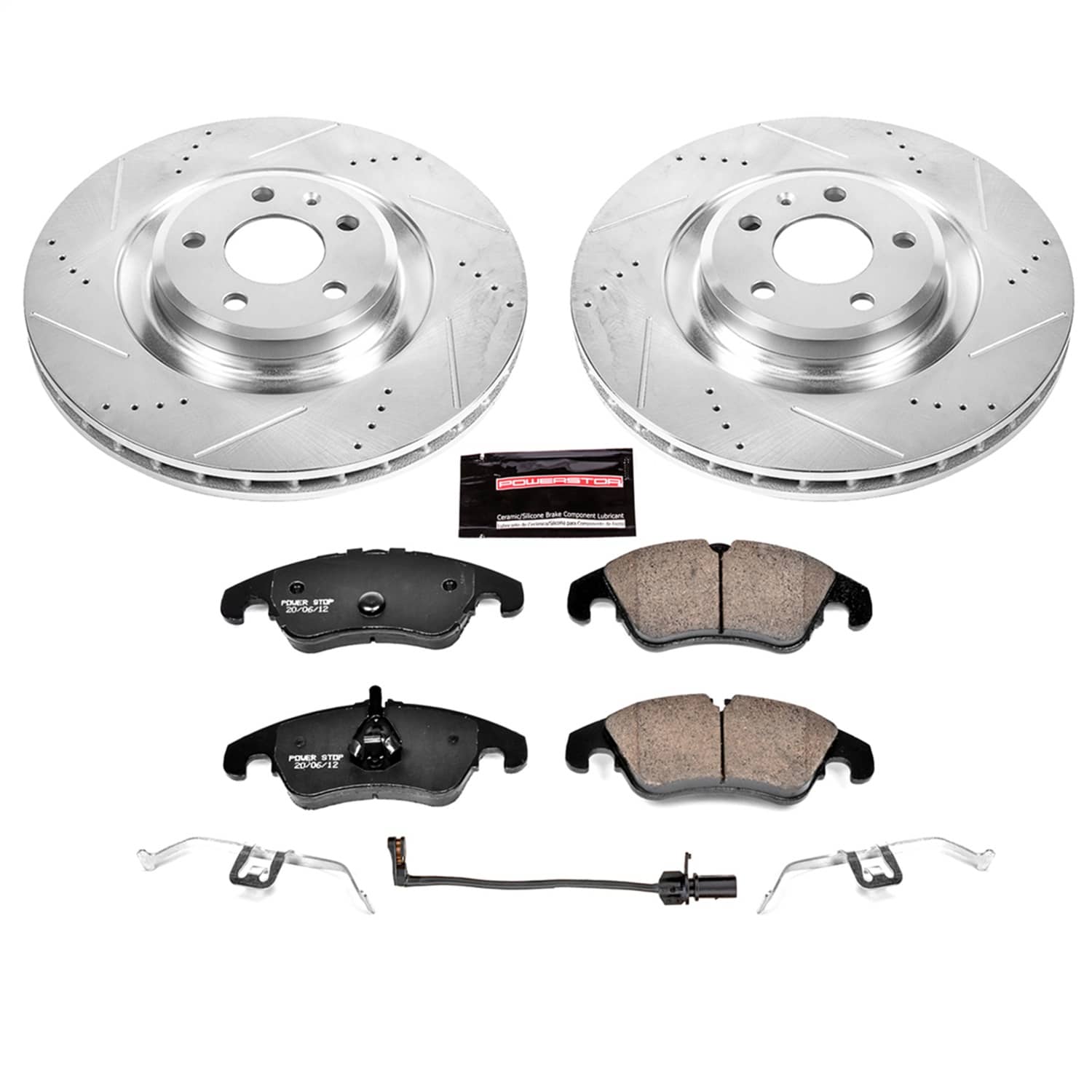Power Stop - K6154 - Front - Disc Brake Pad and Rotor Kit