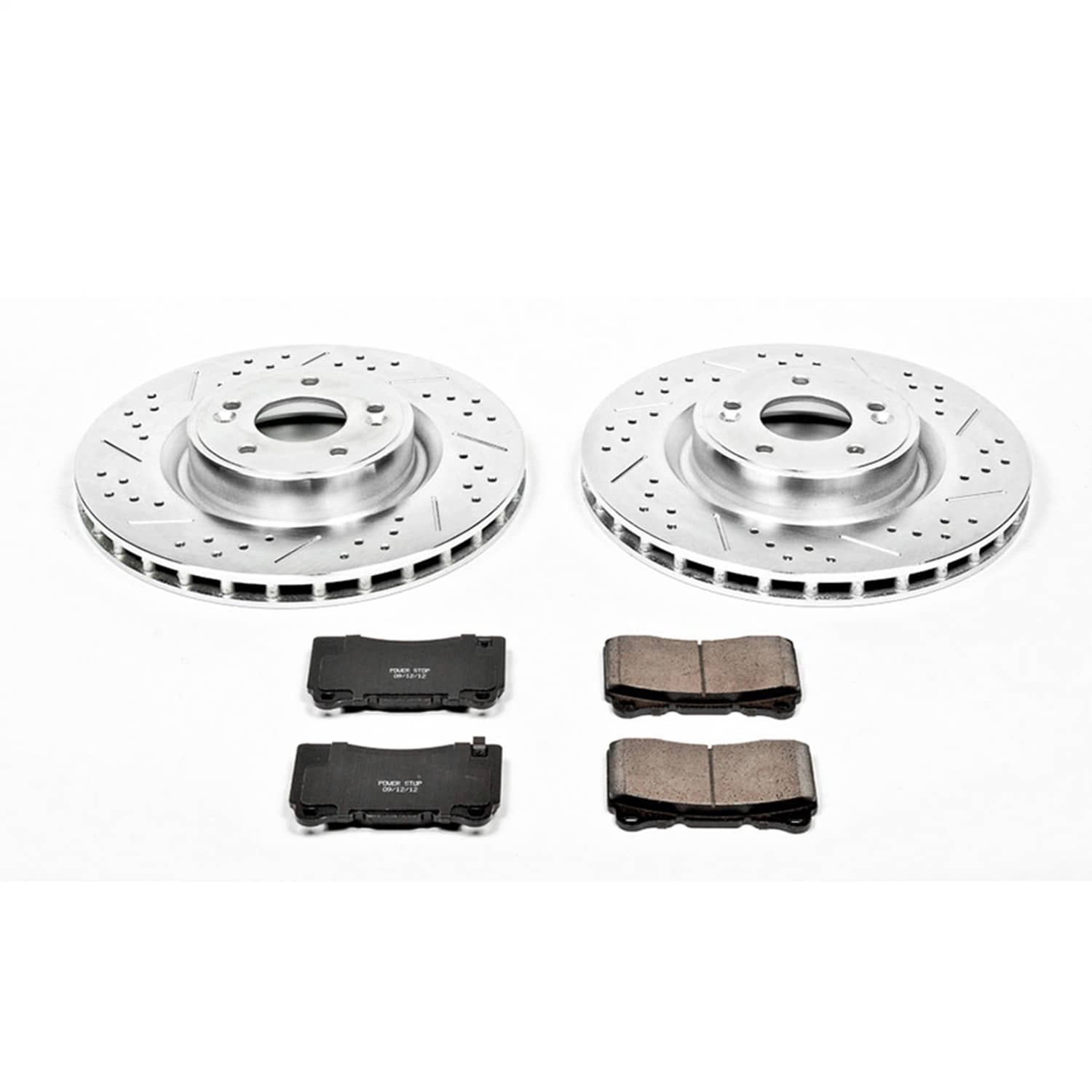Power Stop - K6166 - Front - Disc Brake Pad and Rotor Kit