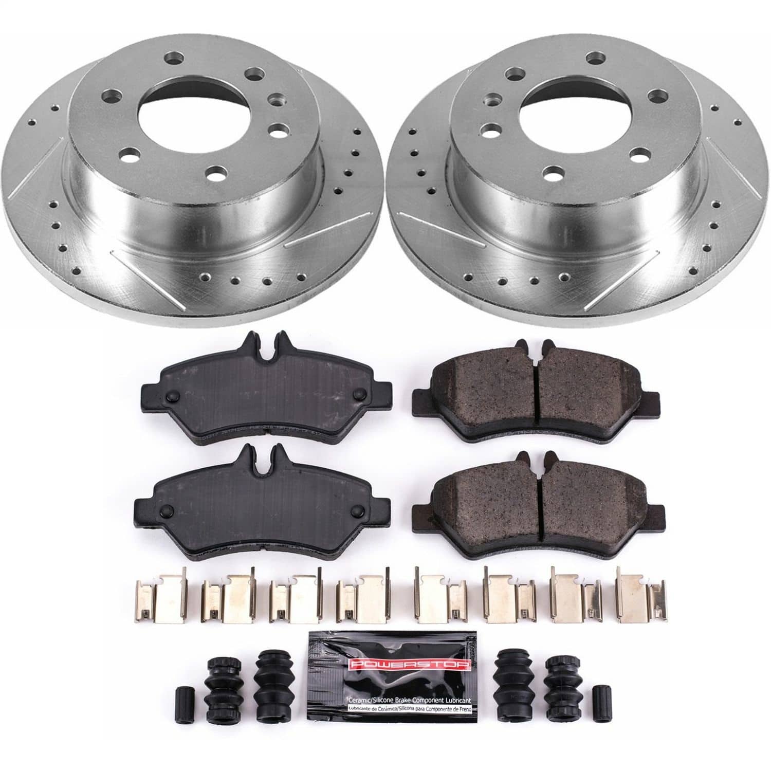 Power Stop - K6197 - Rear - Disc Brake Pad and Rotor Kit