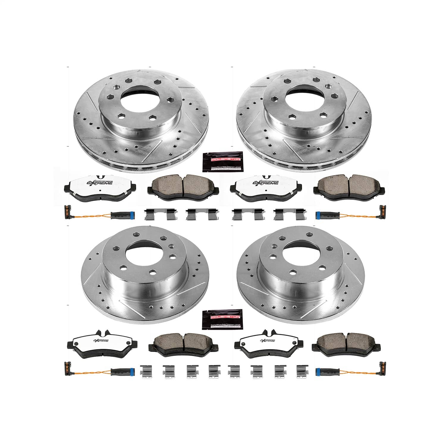 Power Stop - K6235-36 - Front and Rear - Disc Brake Pad and Rotor Kit