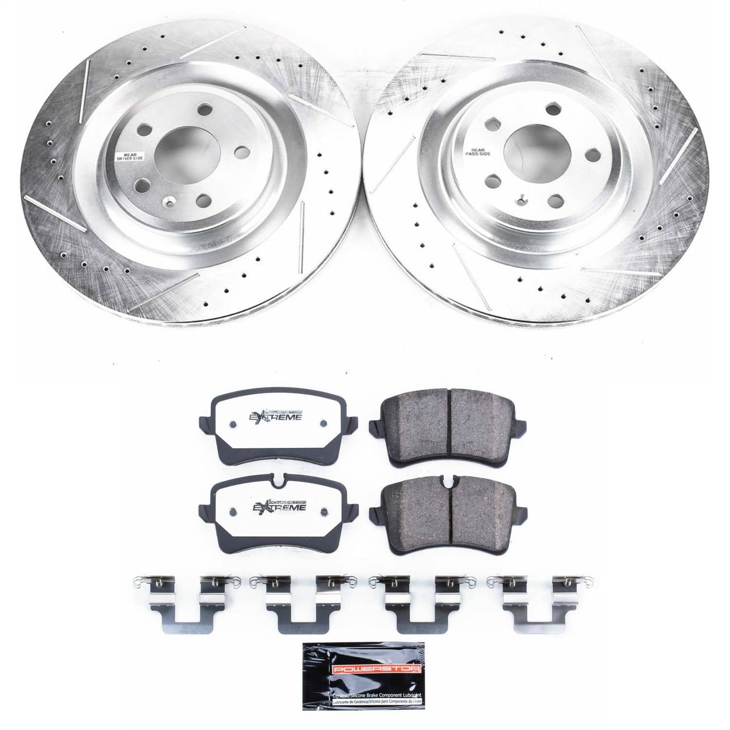 Power Stop - K6287-26 - Rear - Disc Brake Pad and Rotor Kit