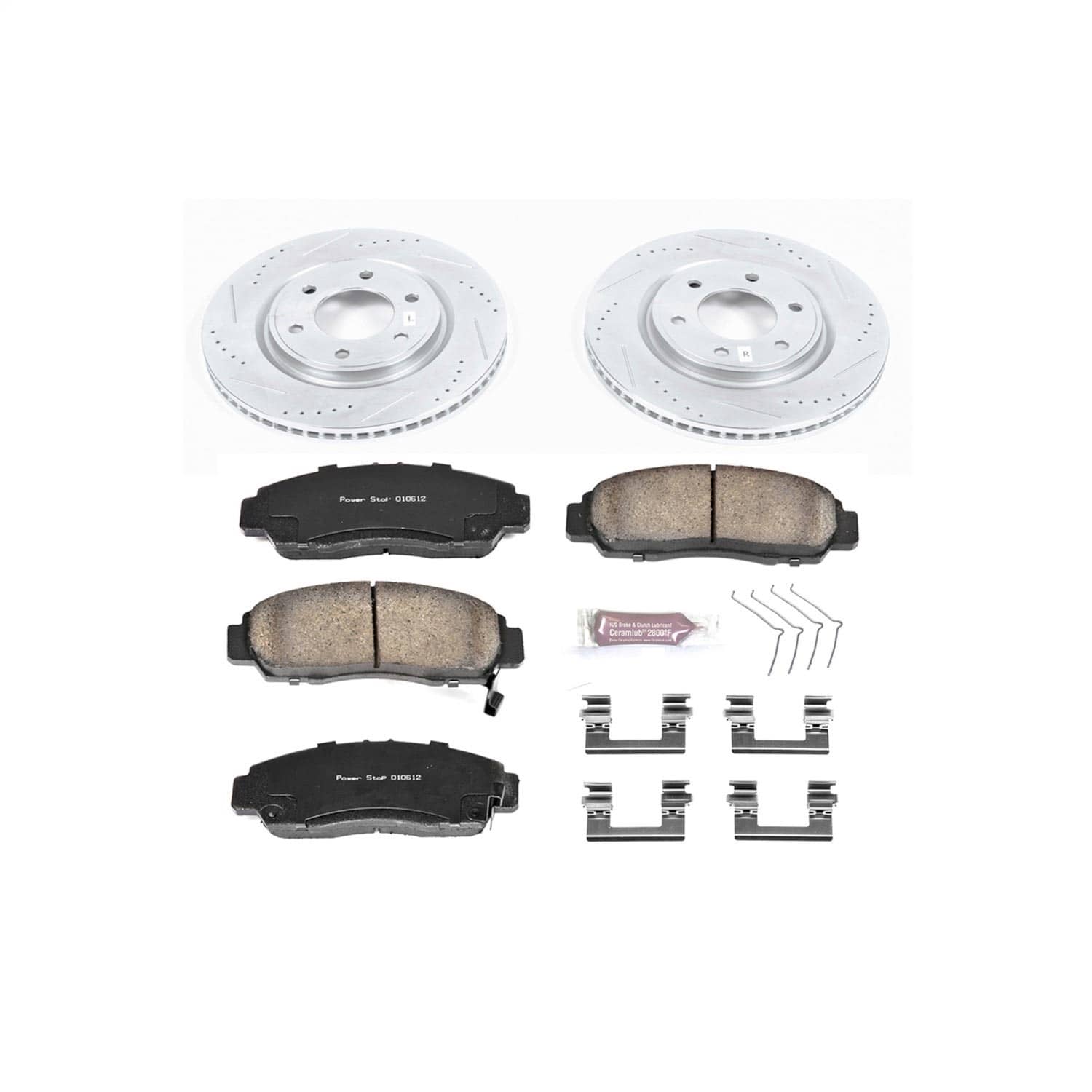 Power Stop - K6321 - Front - Disc Brake Pad and Rotor Kit