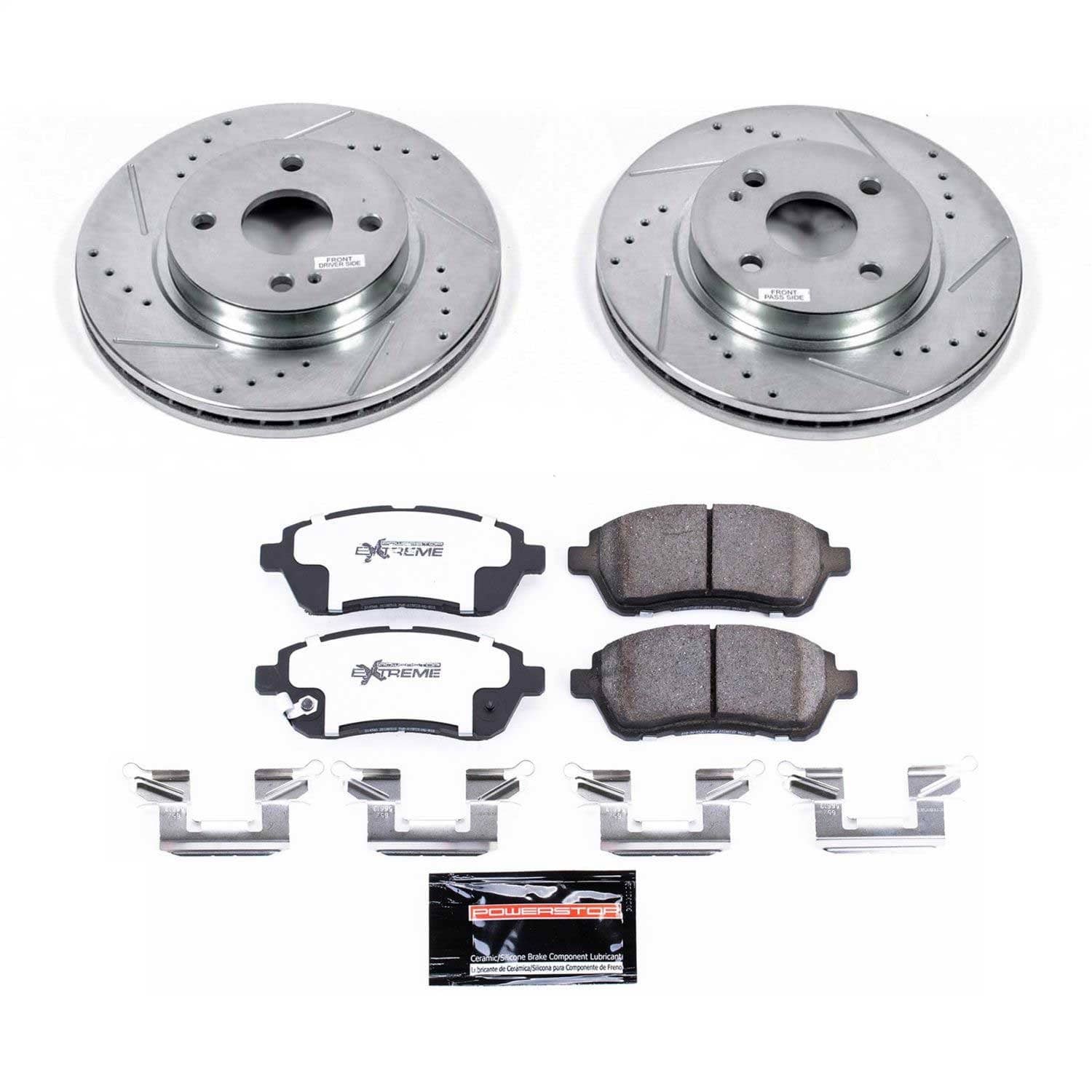 Power Stop - K6344-26 - Front - Disc Brake Pad and Rotor Kit