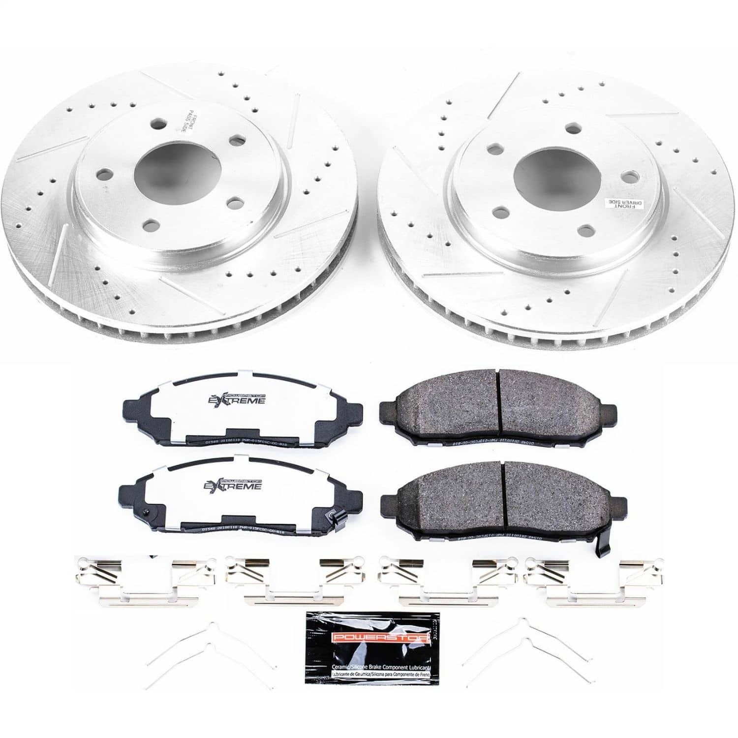 Power Stop - K6492-36 - Front - Disc Brake Pad and Rotor Kit