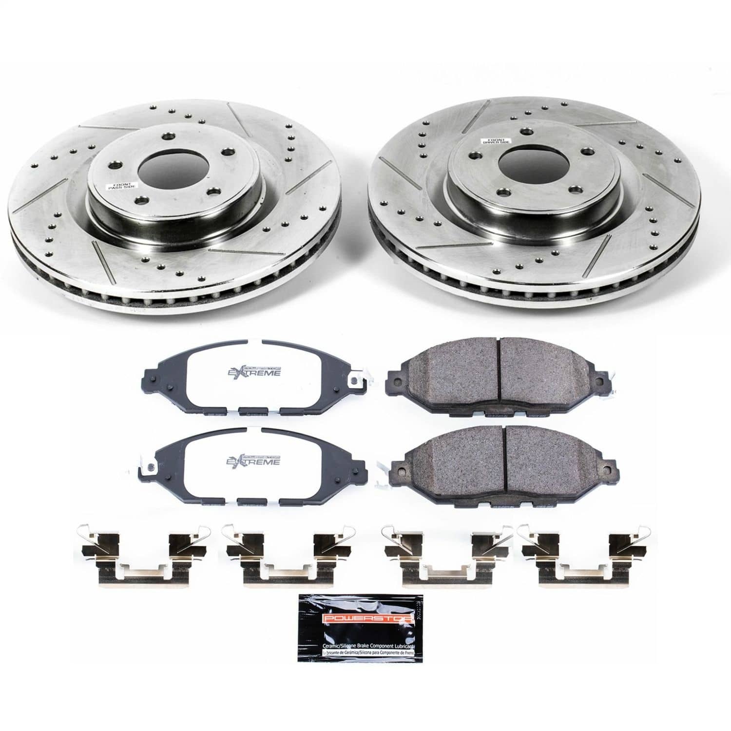 Power Stop - K6496-36 - Front - Disc Brake Pad and Rotor Kit