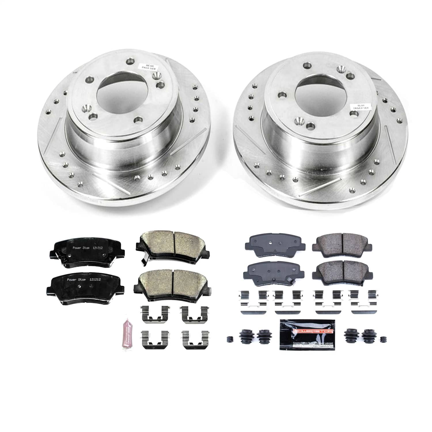 Power Stop - K6506 - Front and Rear - Disc Brake Pad and Rotor Kit