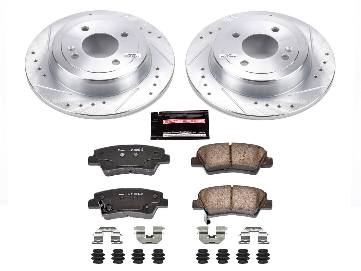 Power Stop - K6507 - Rear - Disc Brake Pad and Rotor Kit