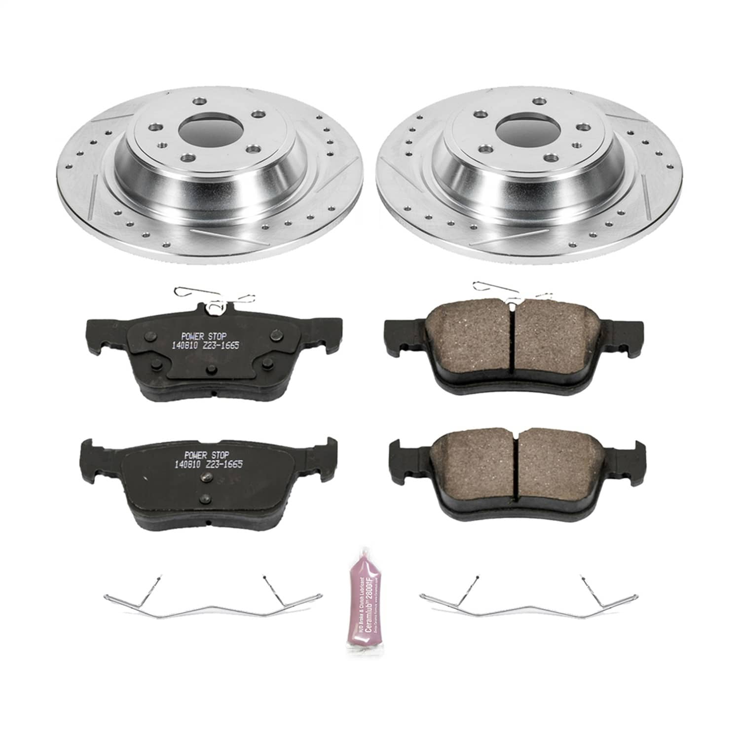 Power Stop - K6559 - Rear - Disc Brake Pad and Rotor Kit