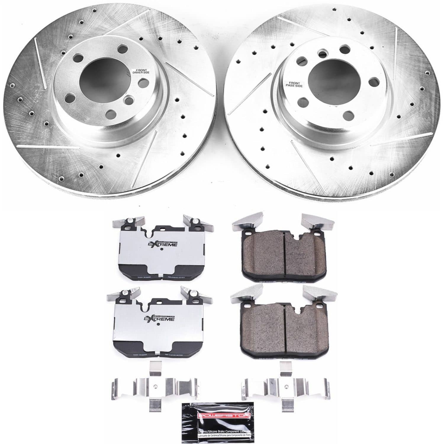 Power Stop - K6653-26 - Front - Disc Brake Pad and Rotor Kit