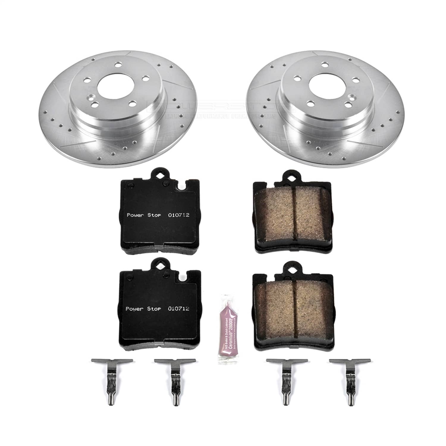 Power Stop - K6697 - Rear - Disc Brake Pad and Rotor Kit