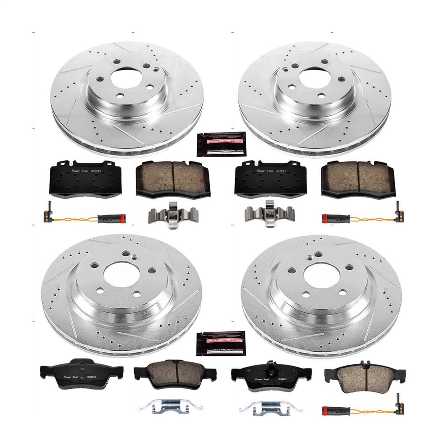 Power Stop - K6751 - Front and Rear - Disc Brake Pad and Rotor Kit