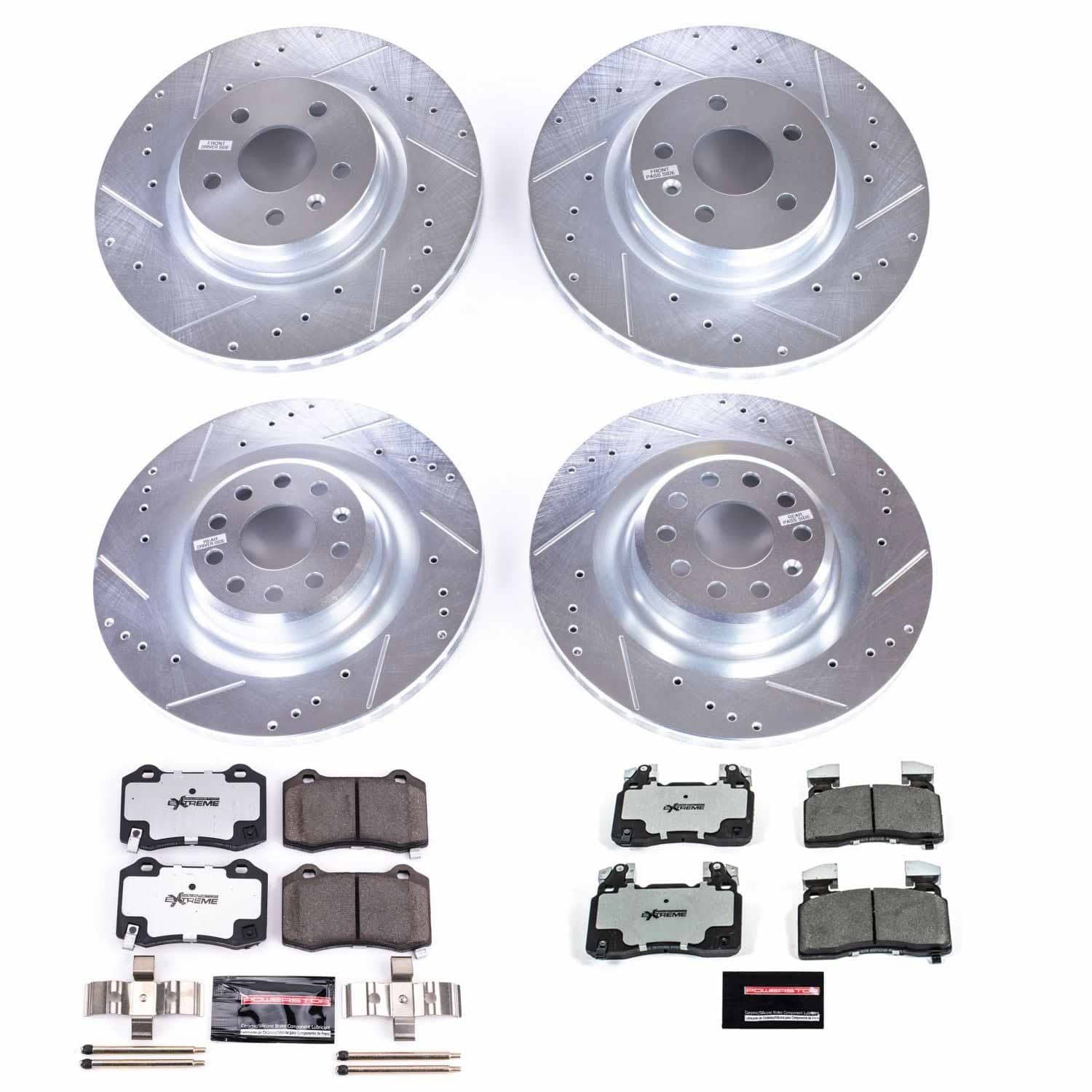 Power Stop - K6797-26 - Front and Rear - Disc Brake Pad and Rotor Kit