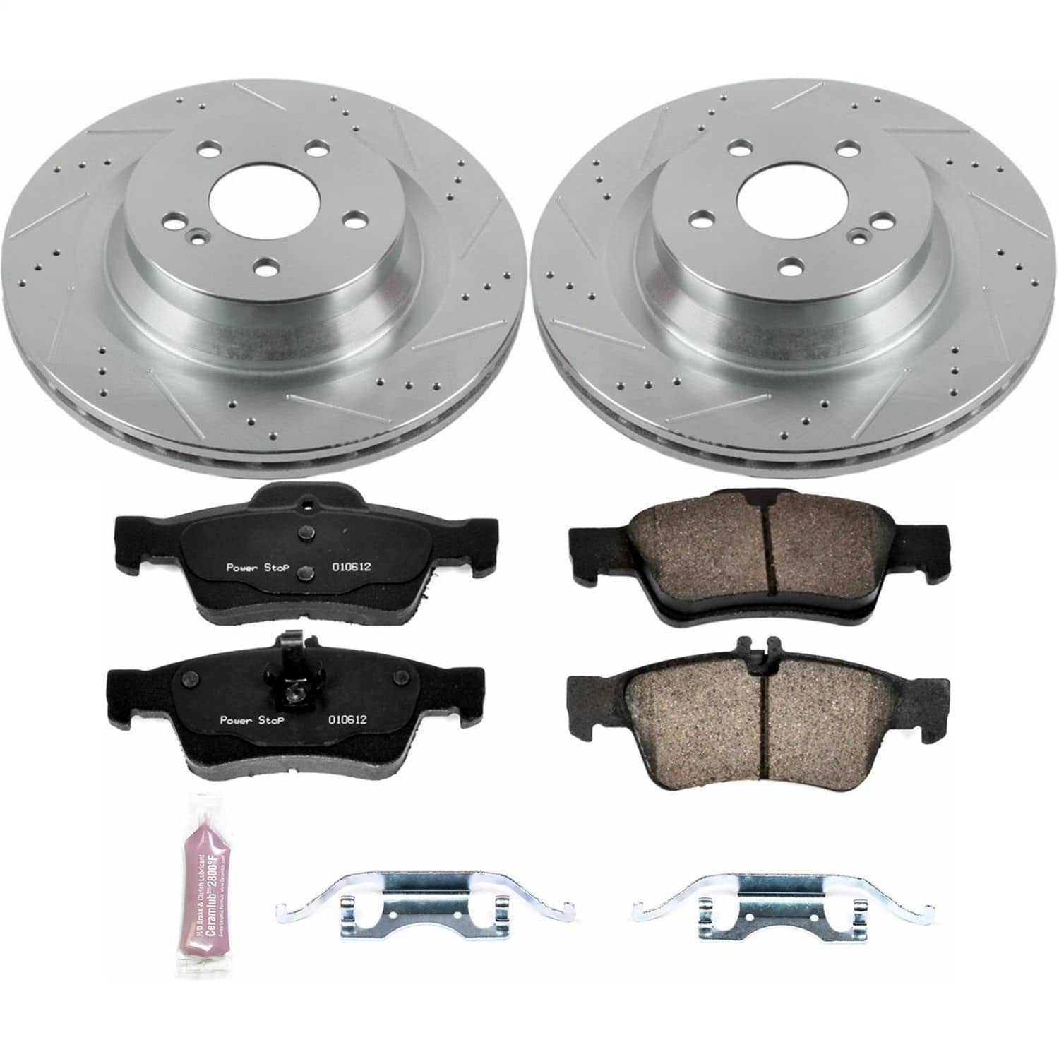 Power Stop - K6881 - Rear - Disc Brake Pad and Rotor Kit