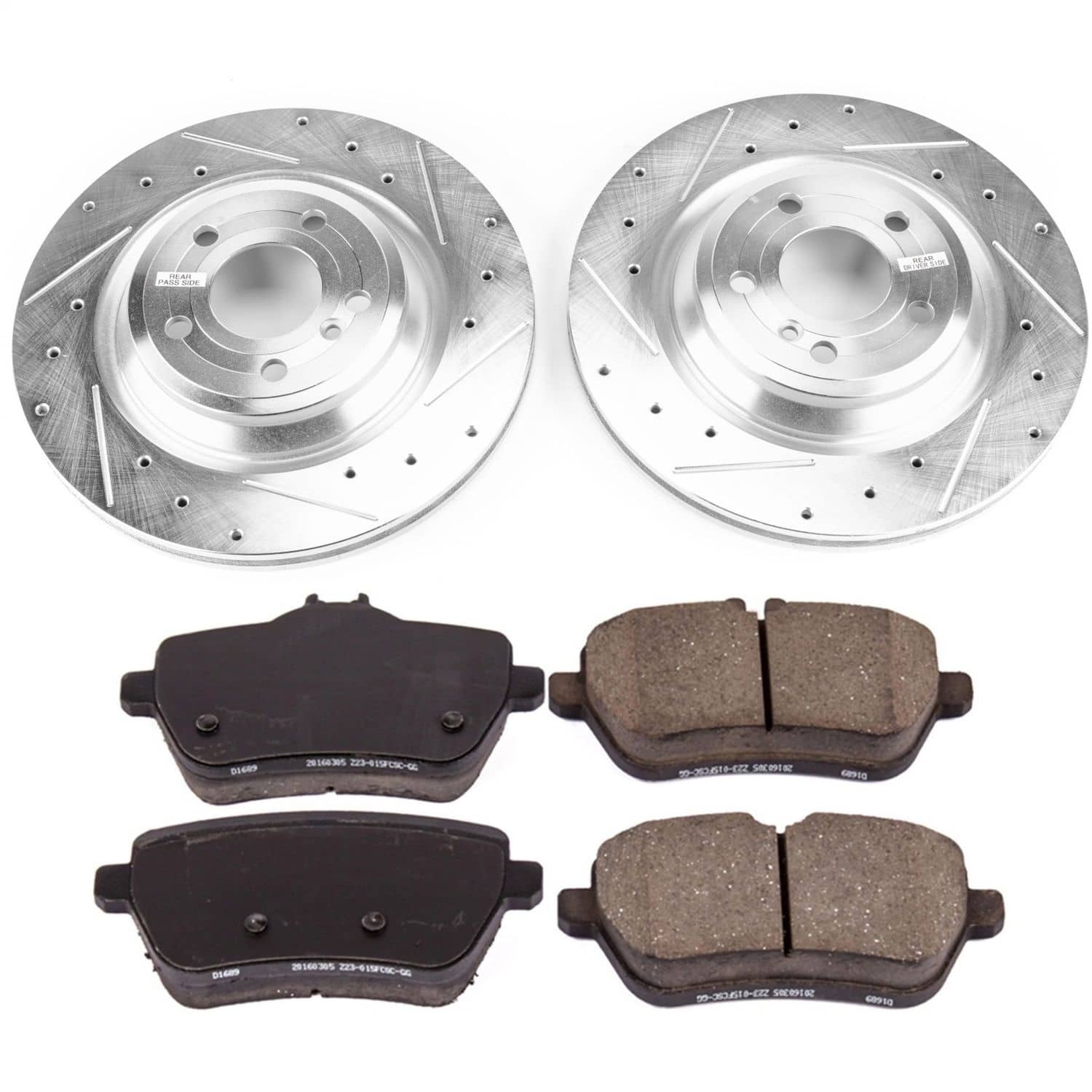 Power Stop - K6904 - Rear - Disc Brake Pad and Rotor Kit