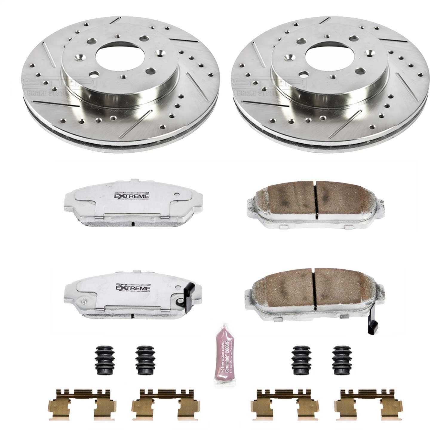 Power Stop - K692-26 - Front - Disc Brake Pad and Rotor Kit