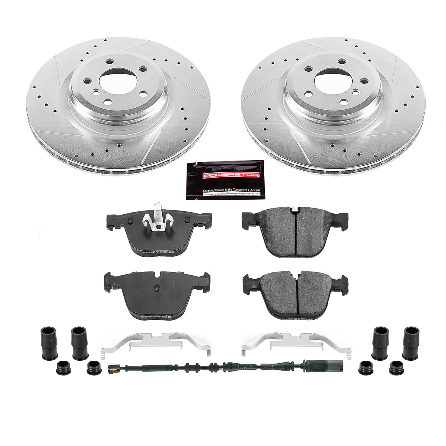 Power Stop - K7087 - Rear - Disc Brake Pad and Rotor Kit