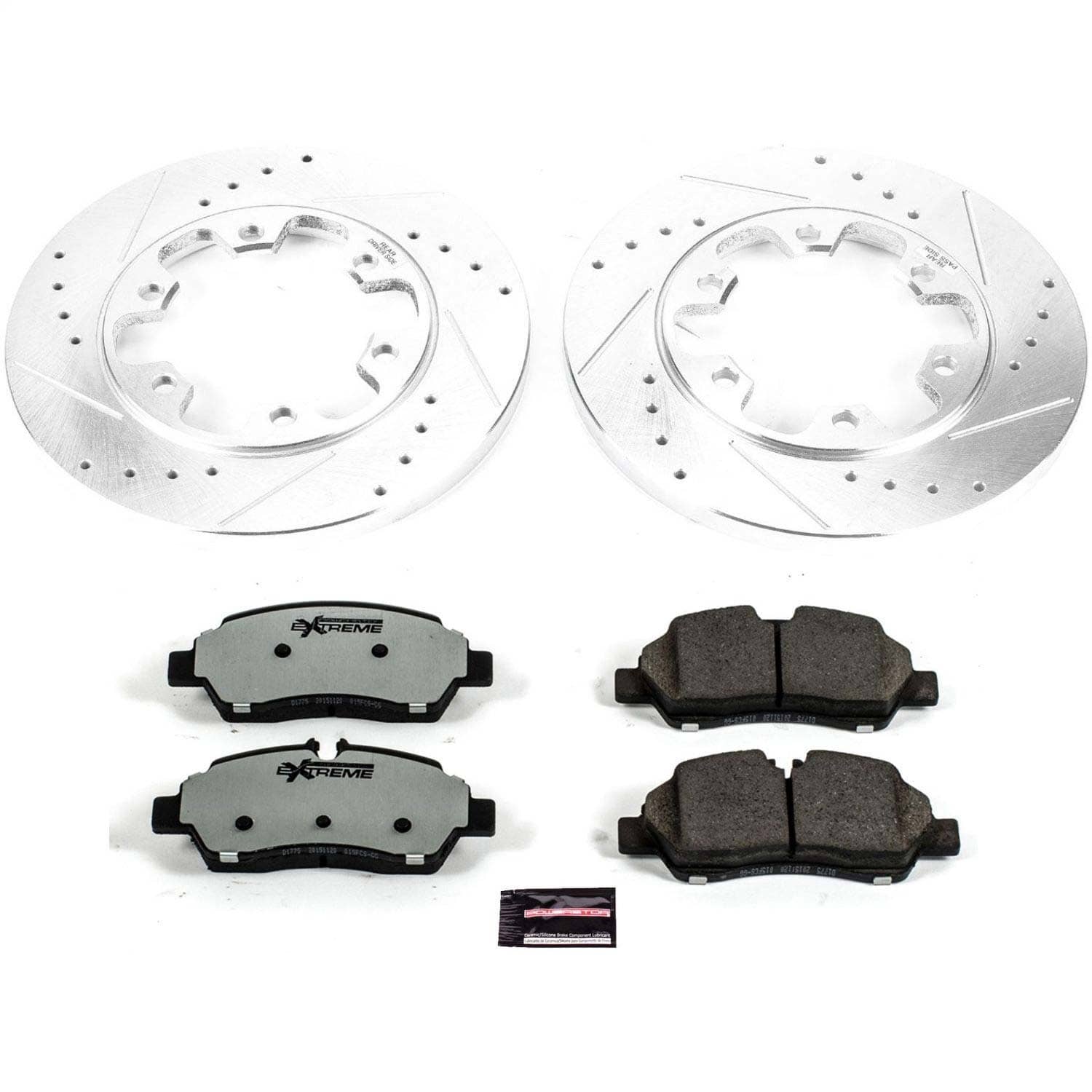 Power Stop - K7149-36 - Rear - Disc Brake Pad and Rotor Kit