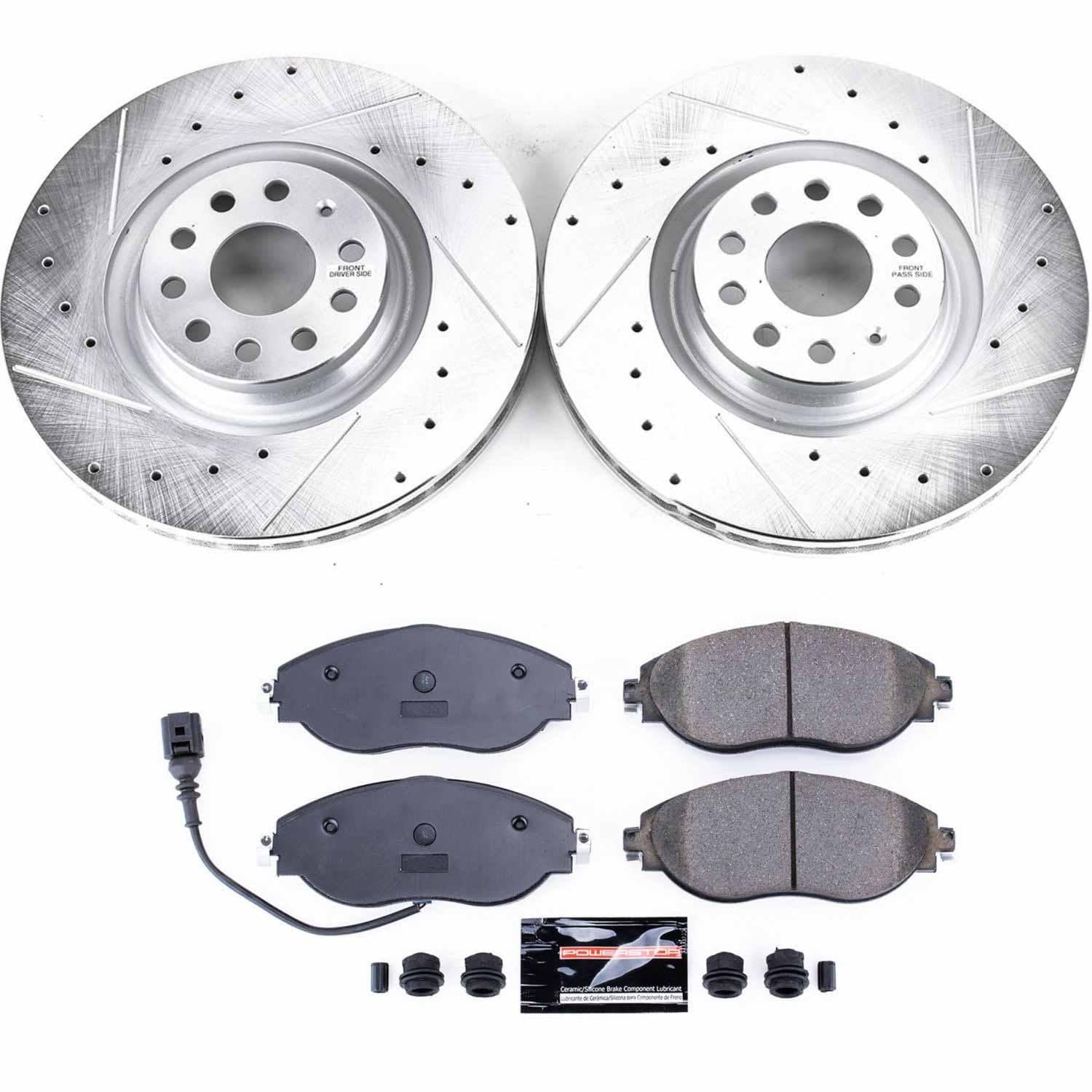 Power Stop - K7175 - Front - Disc Brake Pad and Rotor Kit