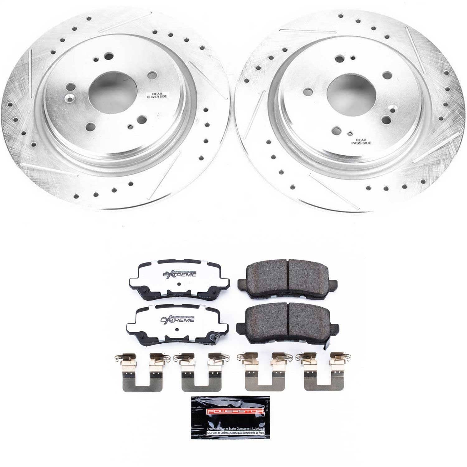 Power Stop - K7216-26 - Rear - Disc Brake Pad and Rotor Kit