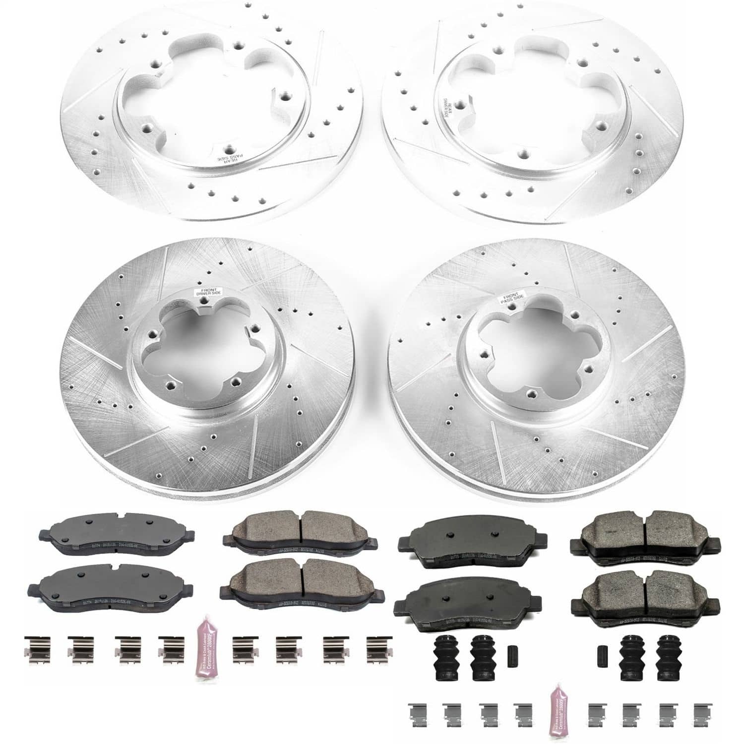 Power Stop - K7235 - Front and Rear - Disc Brake Pad and Rotor Kit
