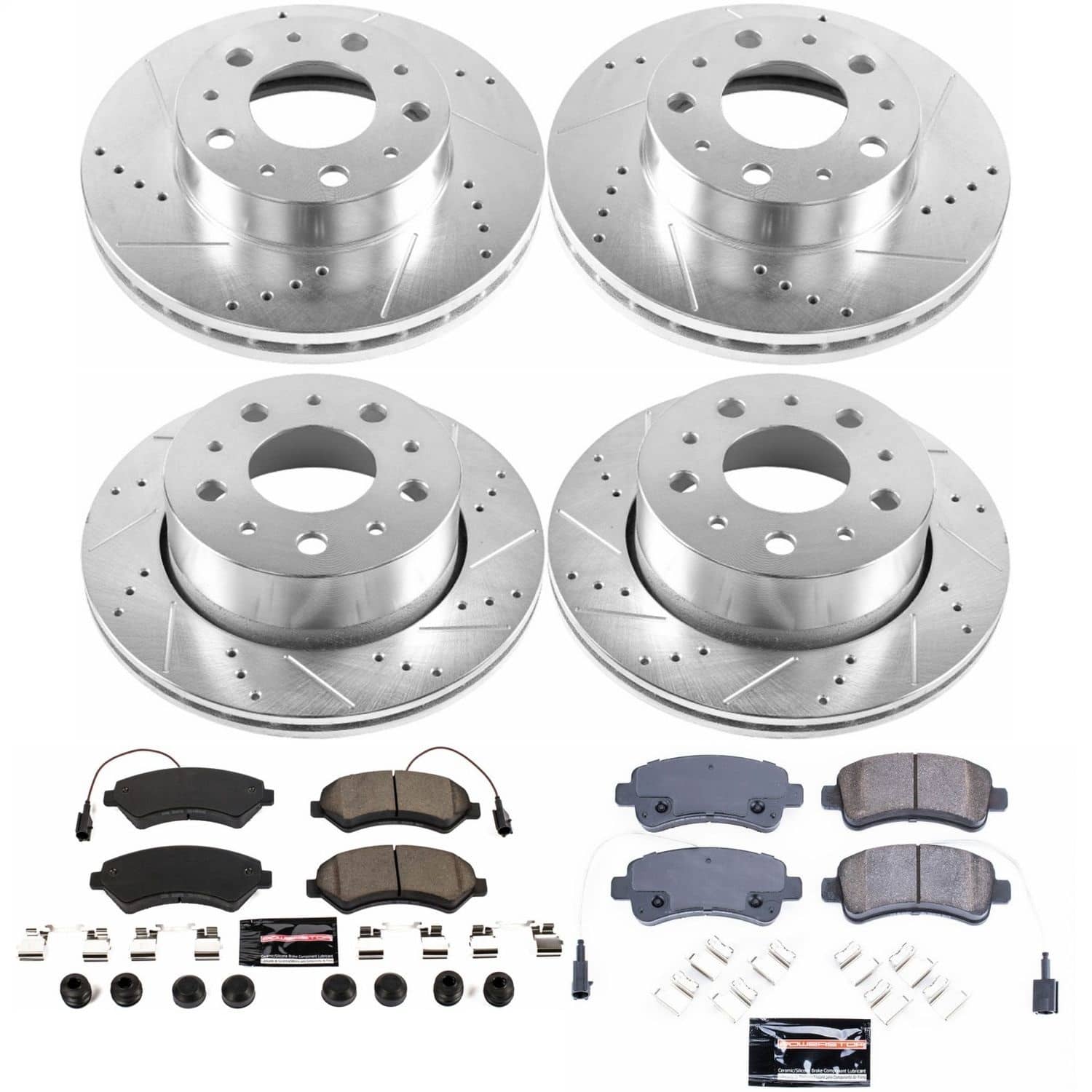 Power Stop - K7304 - Front and Rear - Disc Brake Pad and Rotor Kit
