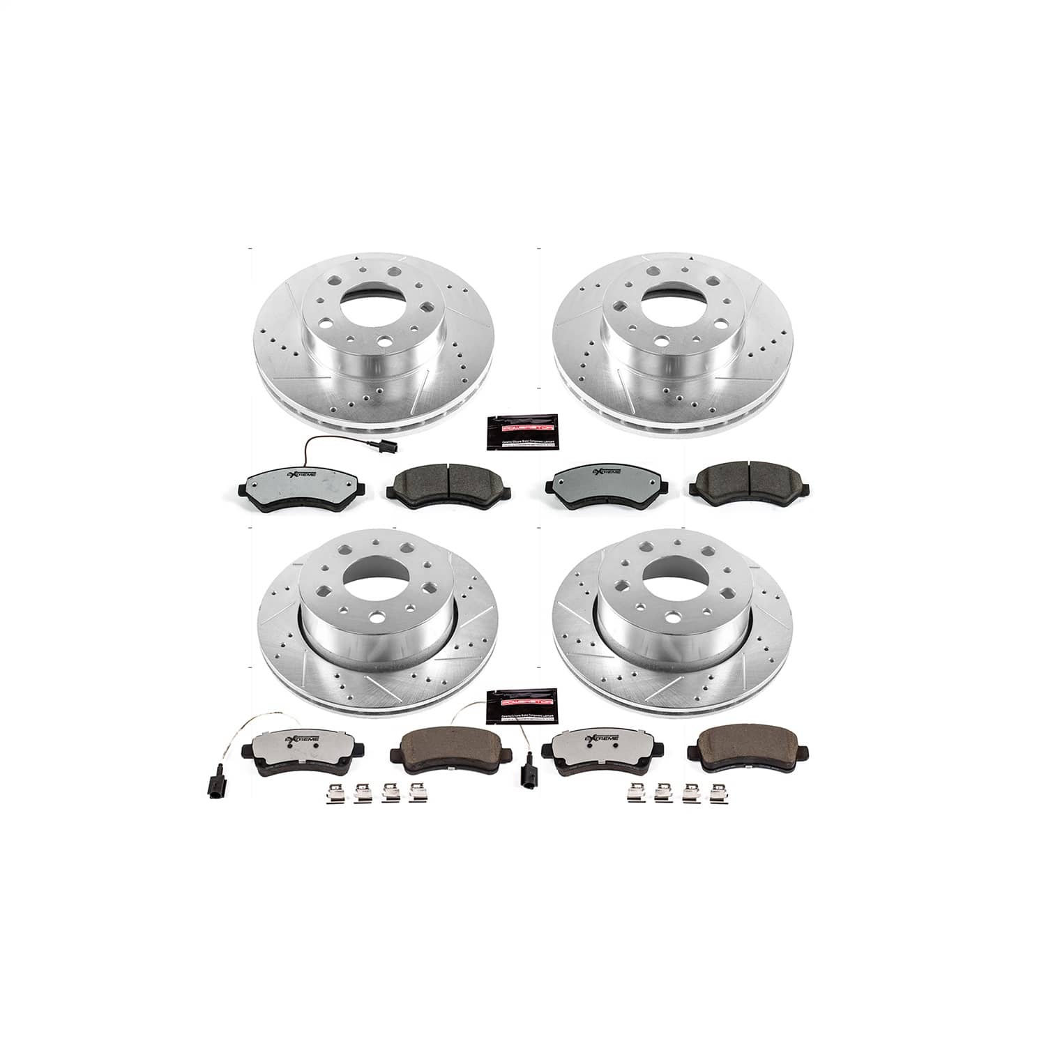Power Stop - K7305-36 - Front and Rear - Disc Brake Pad and Rotor Kit