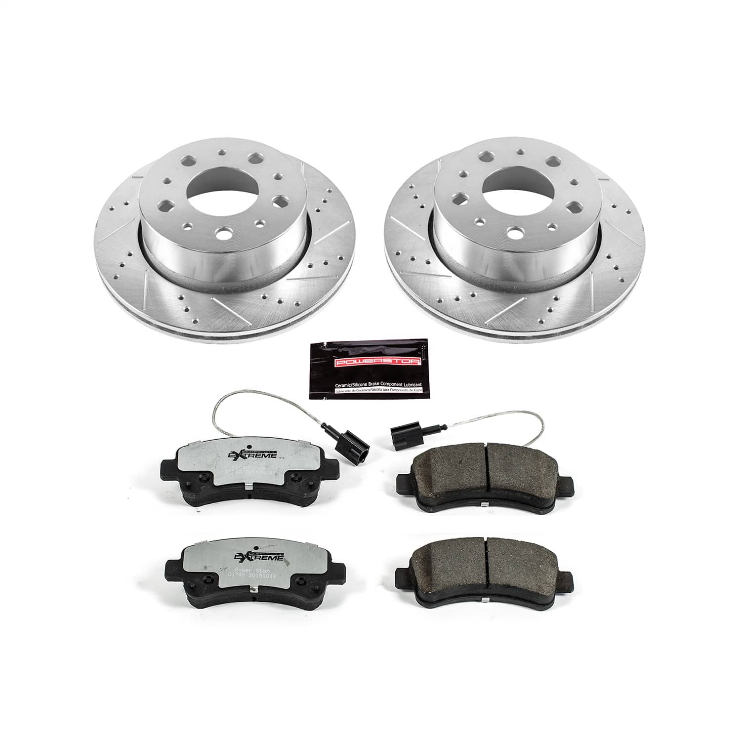Power Stop - K7313-36 - Rear - Disc Brake Pad and Rotor Kit