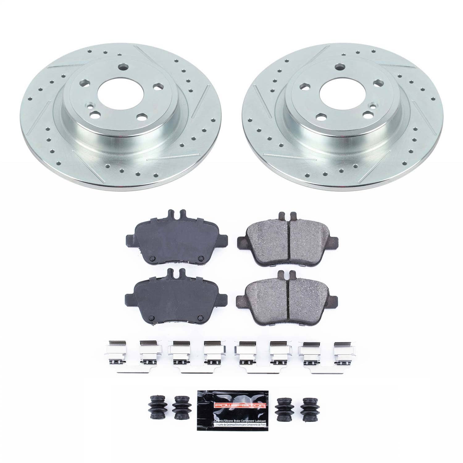 Power Stop - K7377 - Rear - Disc Brake Pad and Rotor Kit