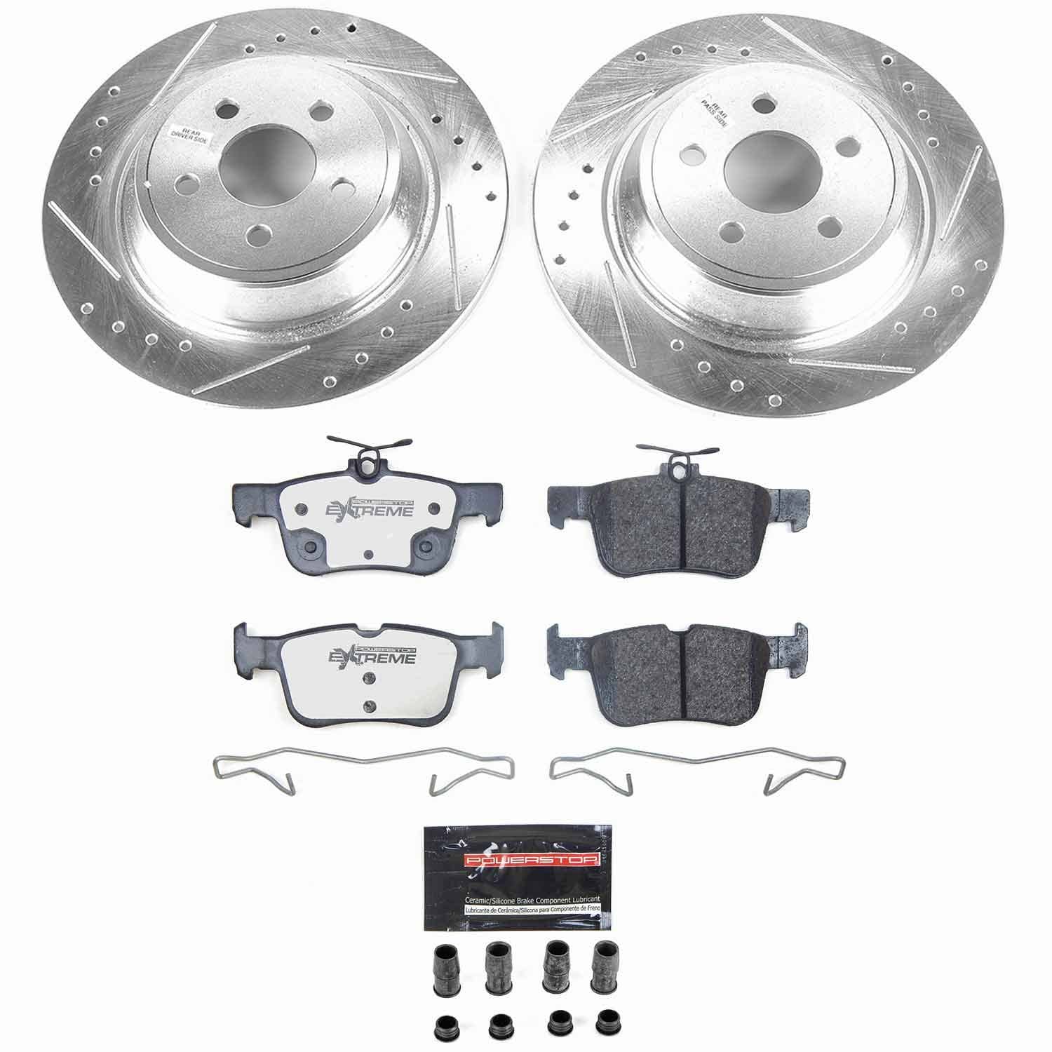 Power Stop - K7417-36 - Rear - Disc Brake Caliper Set