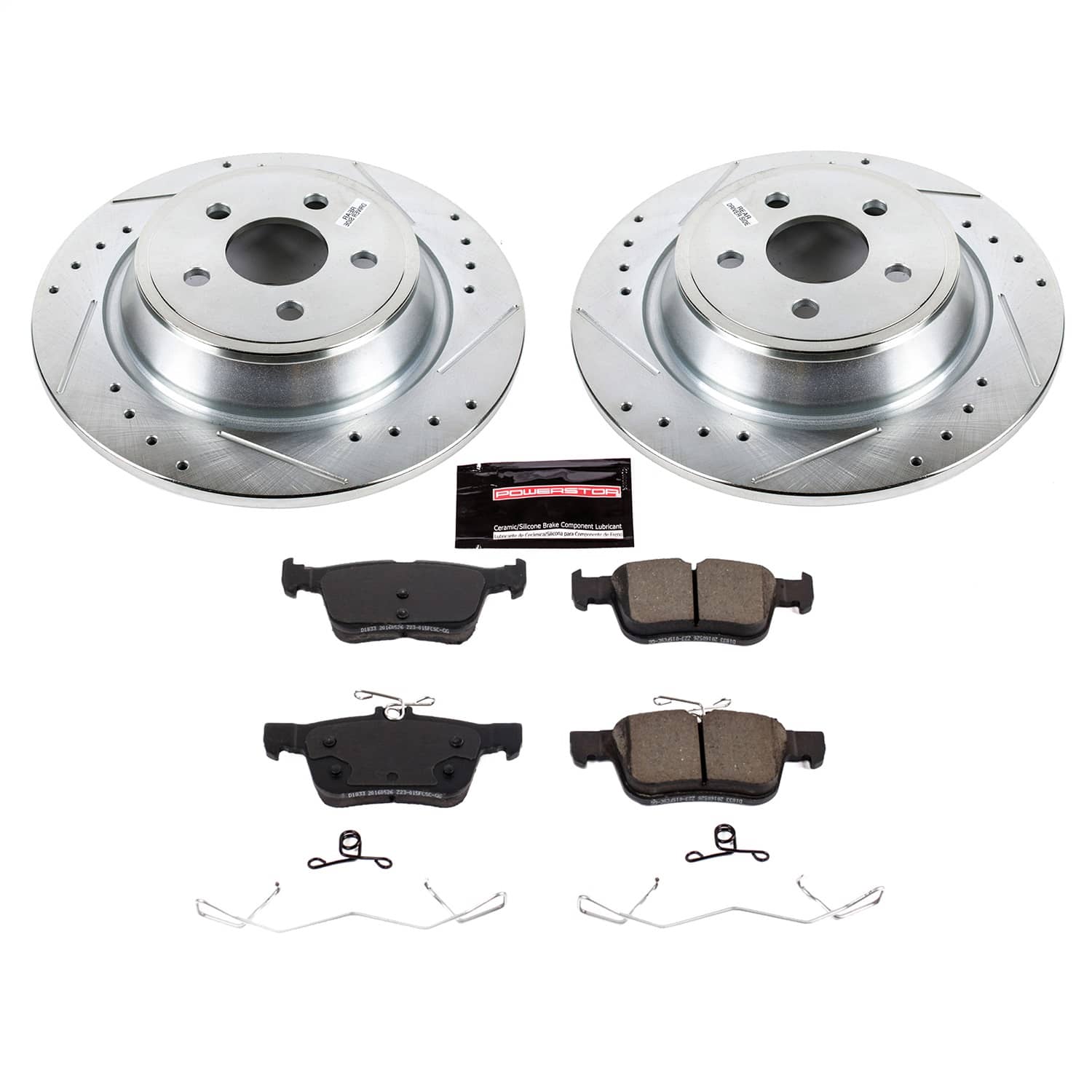 Power Stop - K7417 - Rear - Disc Brake Pad and Rotor Kit