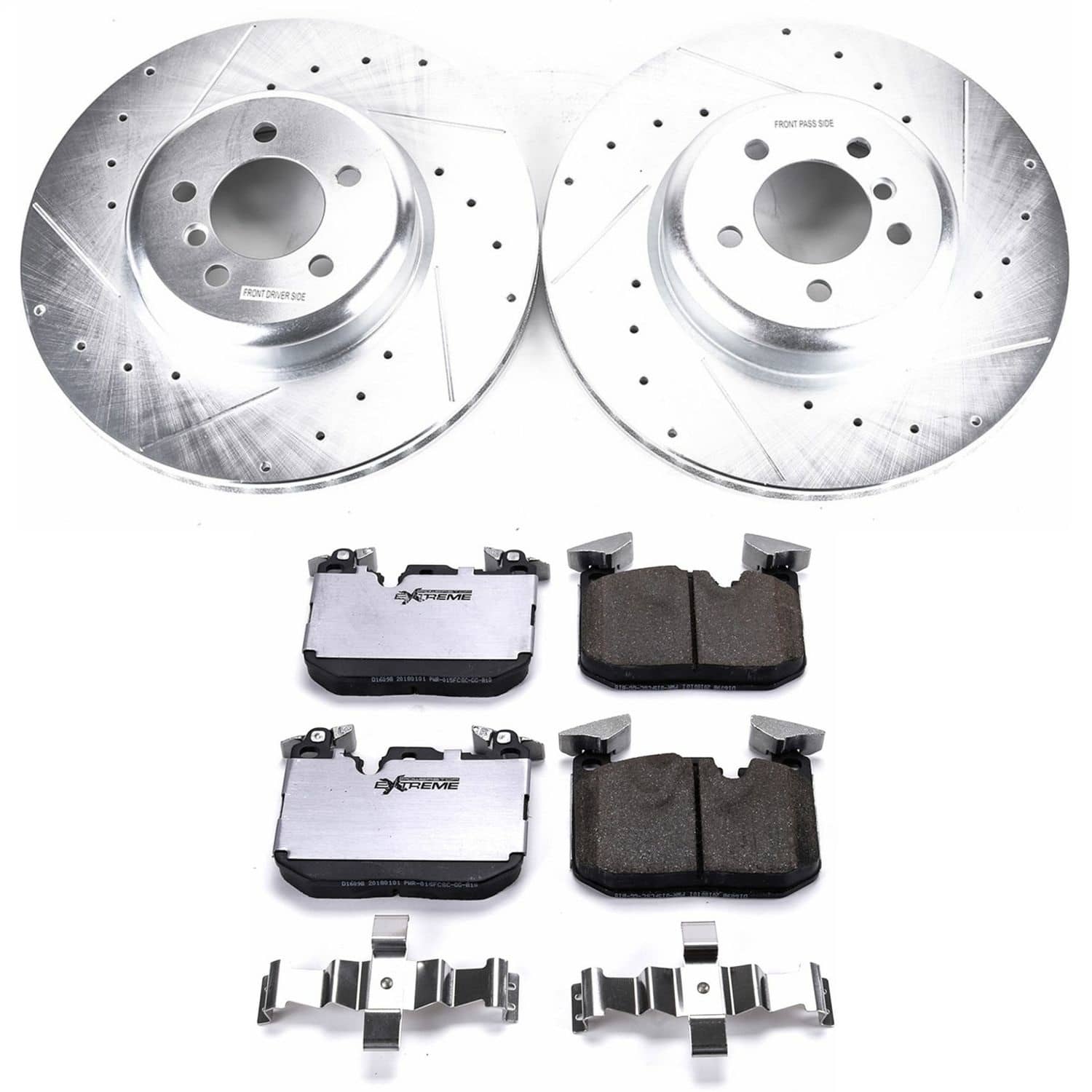 Power Stop - K7435-26 - Front - Disc Brake Pad and Rotor Kit