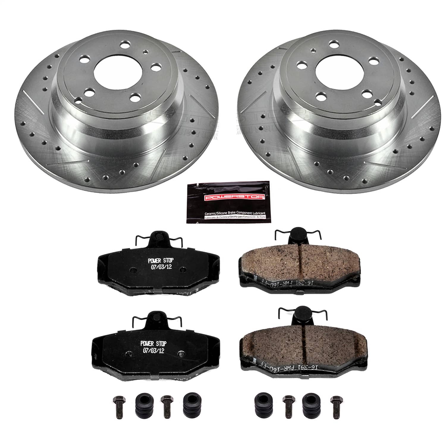 Power Stop - K7499 - Rear - Disc Brake Pad and Rotor Kit