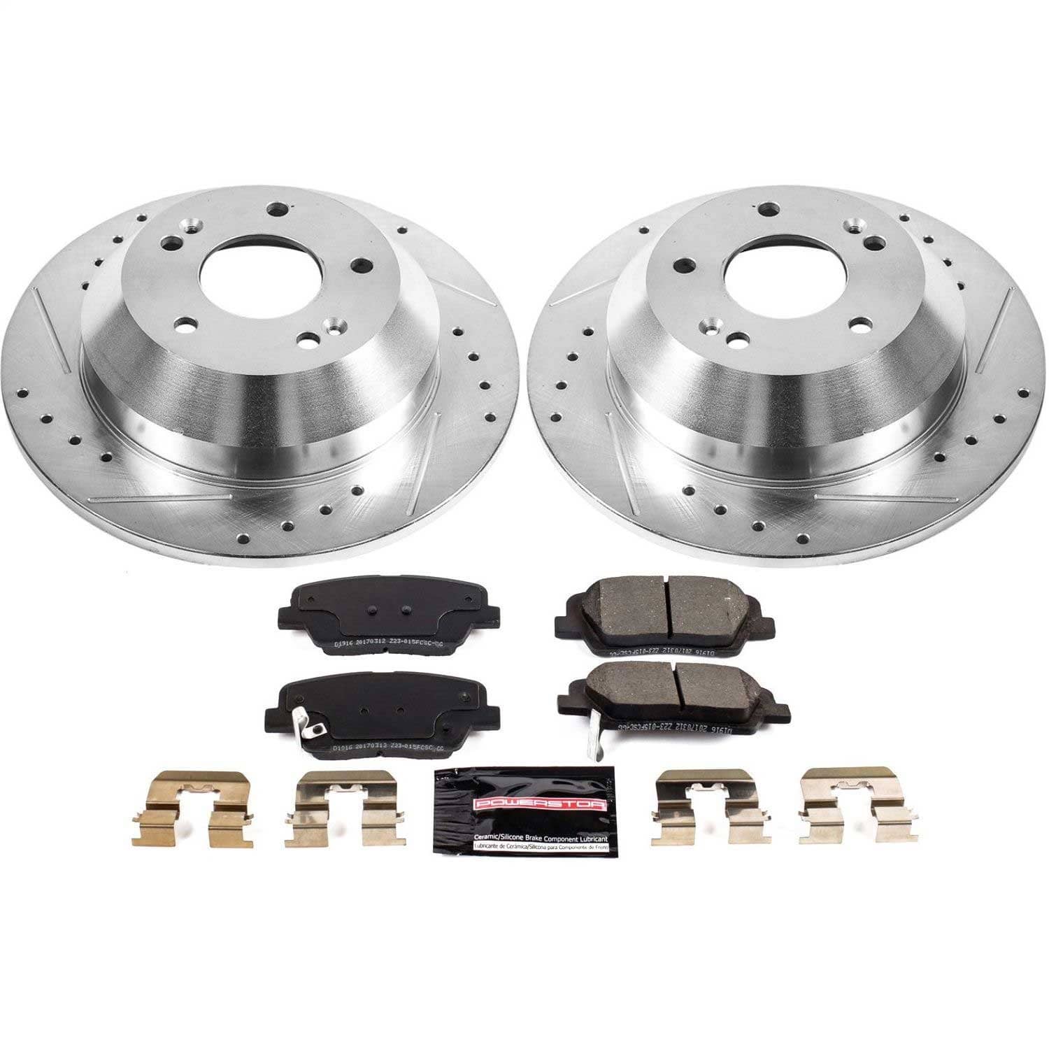 Power Stop - K7507 - Rear - Disc Brake Pad and Rotor Kit