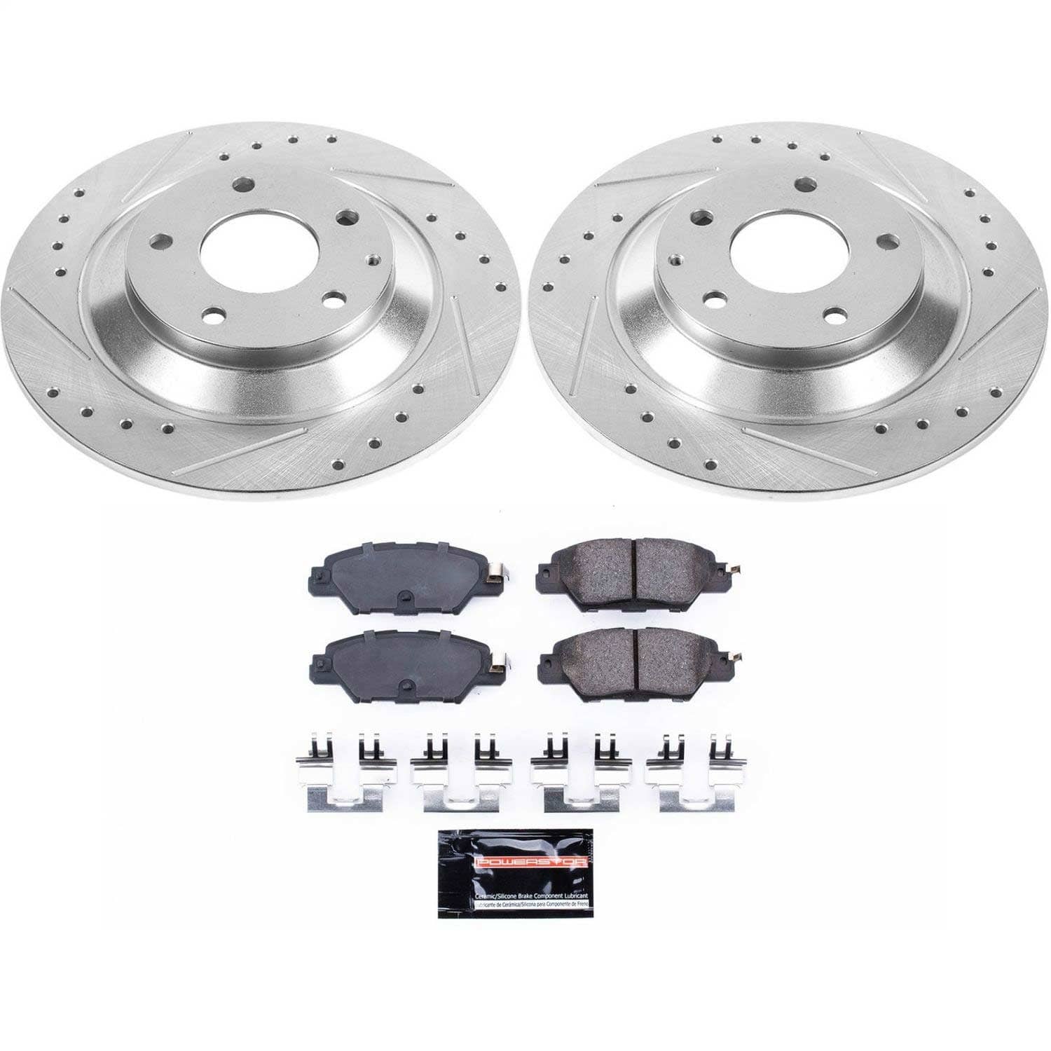 Power Stop - K7516 - Rear - Disc Brake Pad and Rotor Kit
