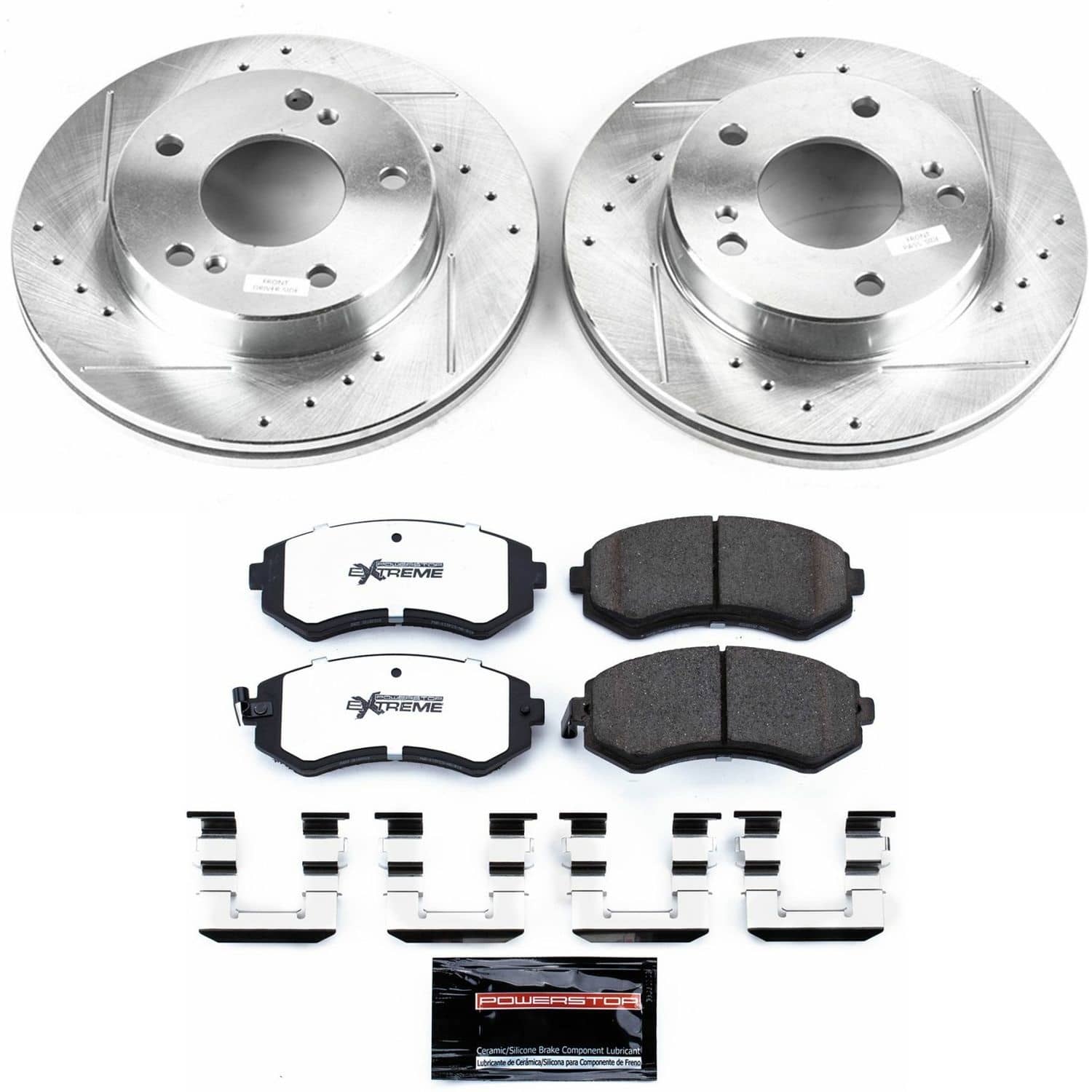 Power Stop - K754-26 - Front - Disc Brake Pad and Rotor Kit