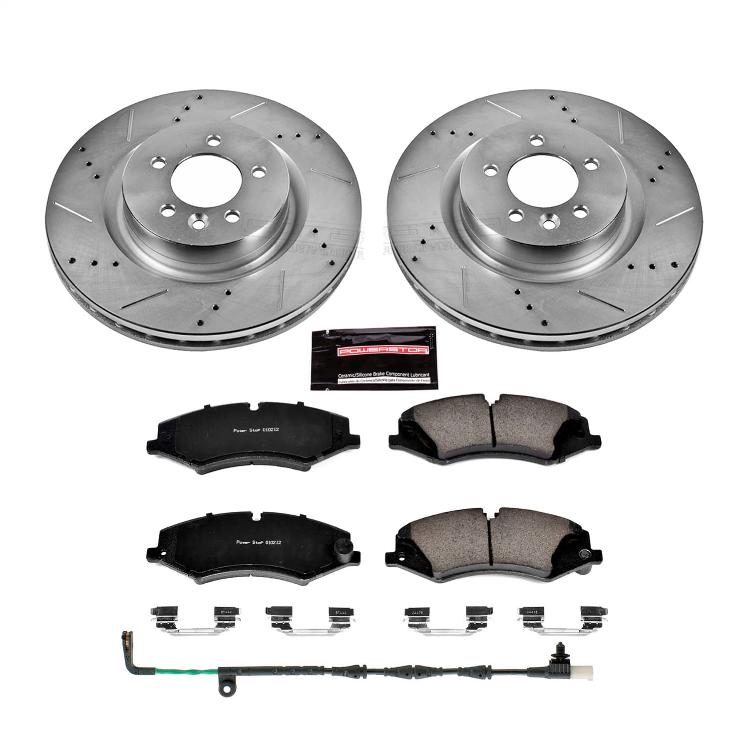 Power Stop - K7683 - Front - Disc Brake Pad and Rotor Kit