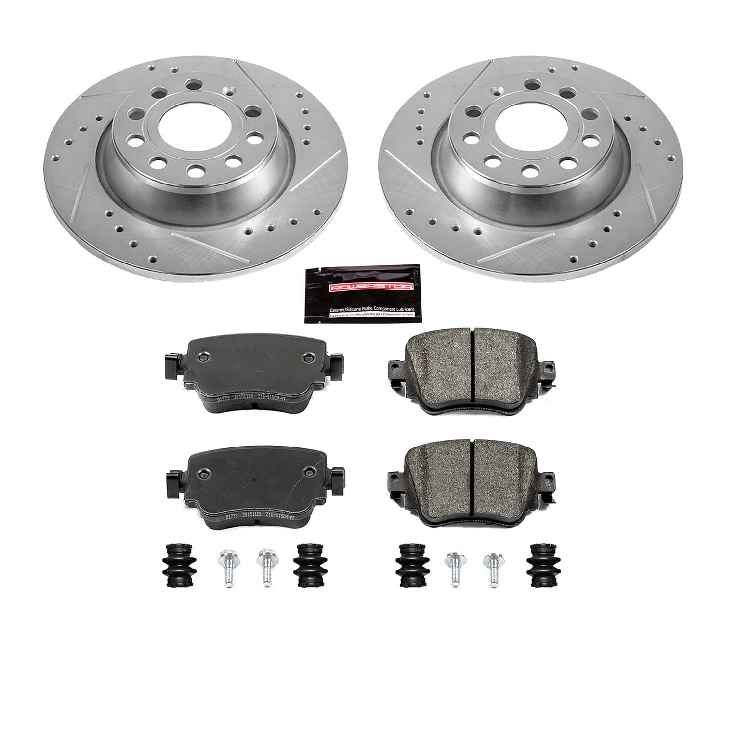 Power Stop - K7707 - Rear - Disc Brake Pad and Rotor Kit