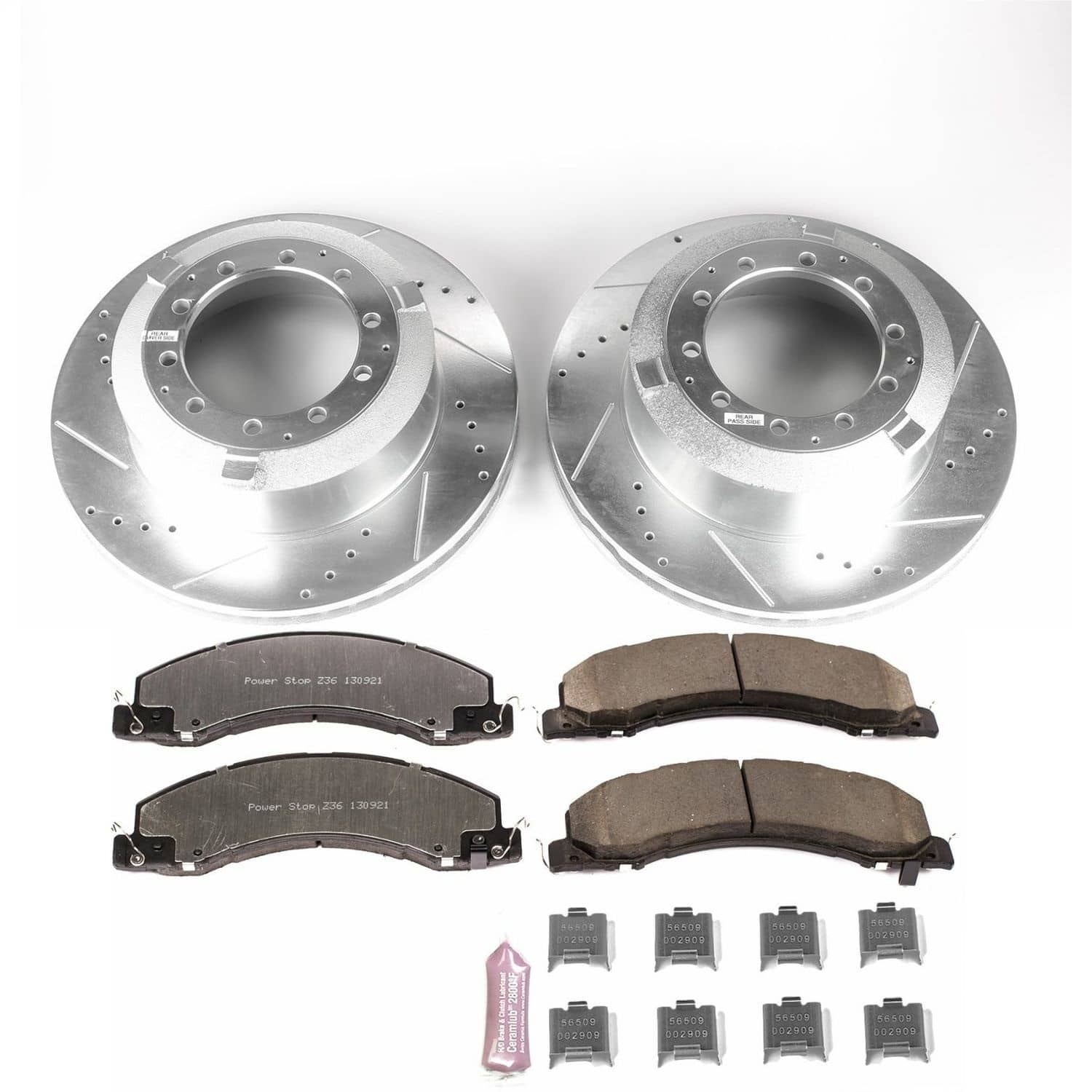 Power Stop - K7800-36 - Rear - Disc Brake Pad and Rotor Kit