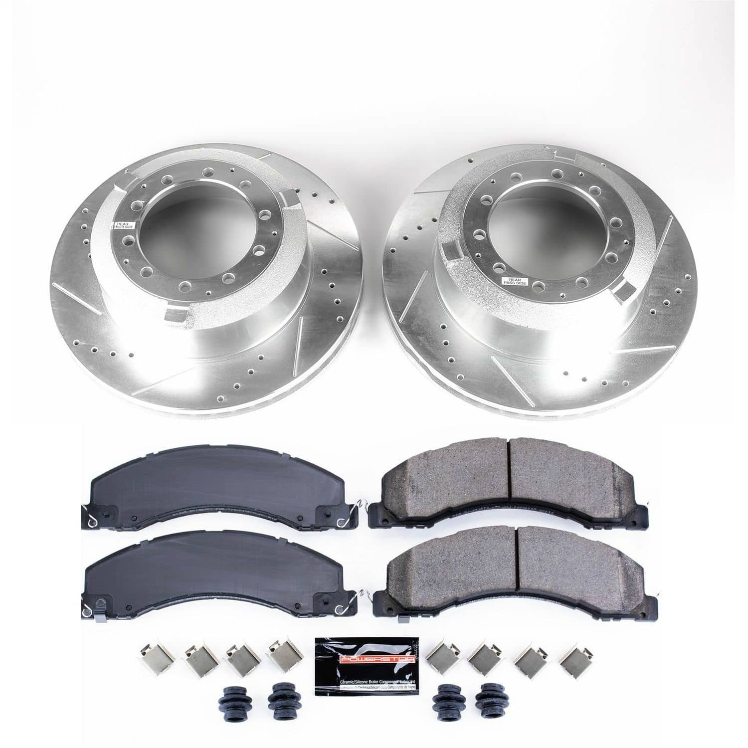 Power Stop - K7800 - Rear - Disc Brake Pad and Rotor Kit