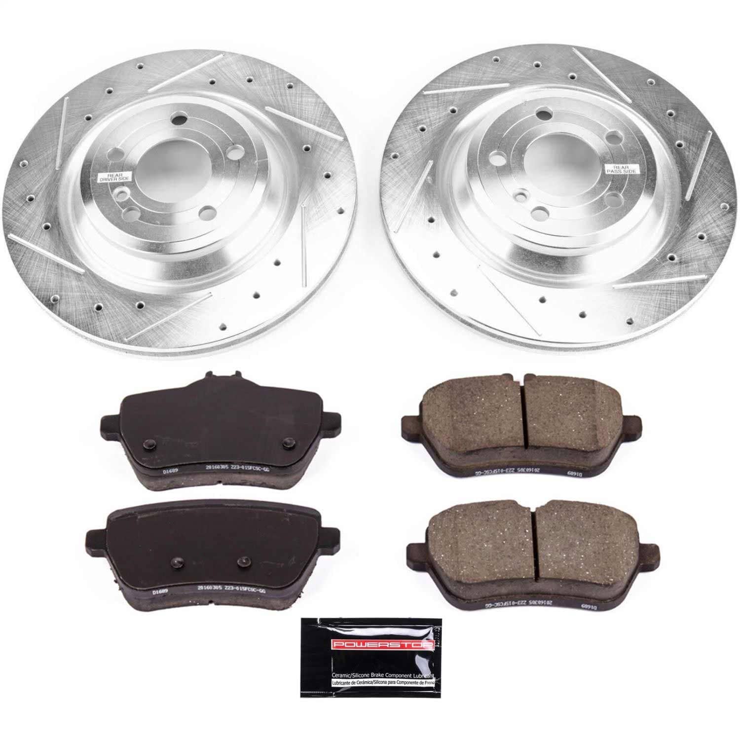 Power Stop - K7859 - Rear - Disc Brake Pad and Rotor Kit