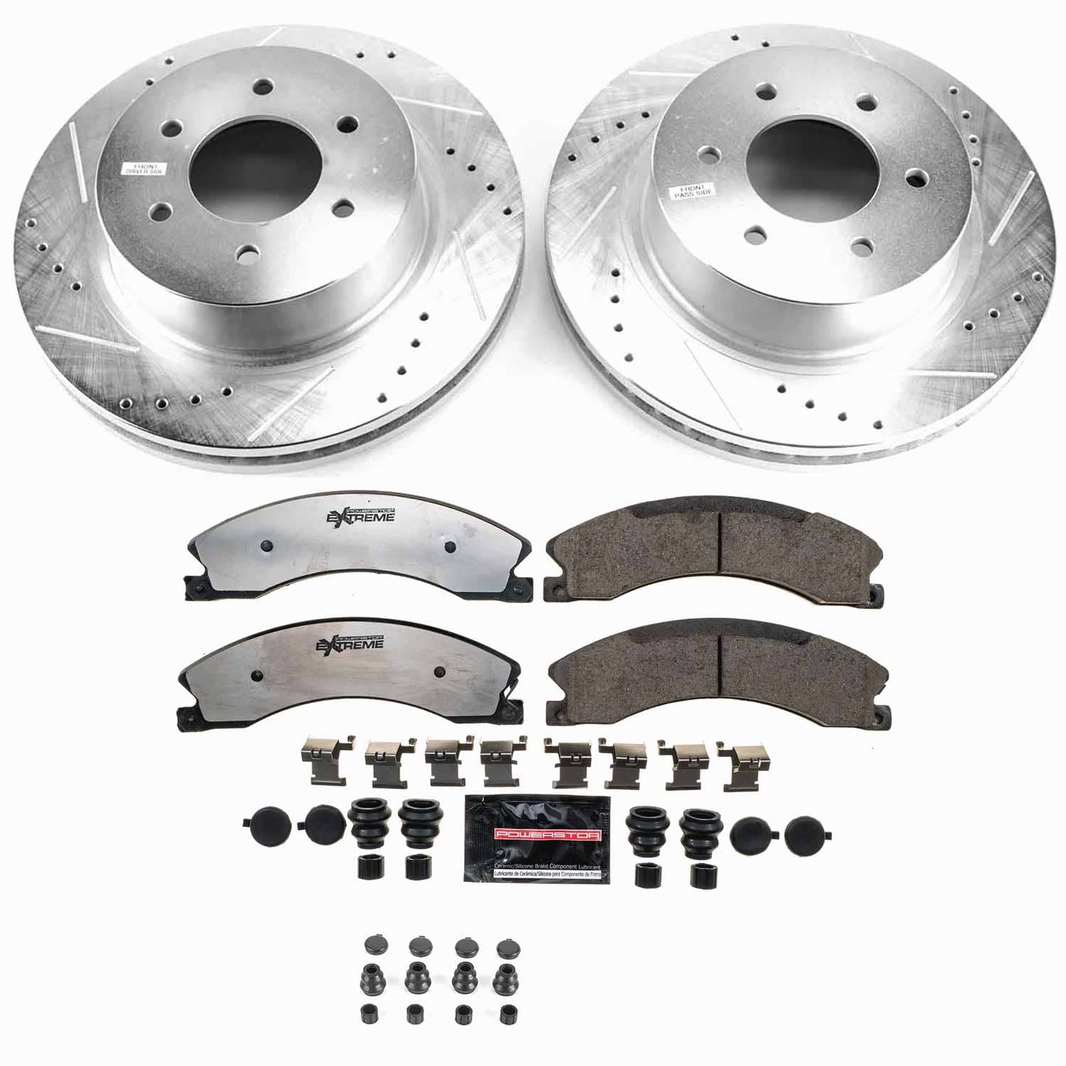 Power Stop - K7875-36 - Front - Disc Brake Pad and Rotor Kit
