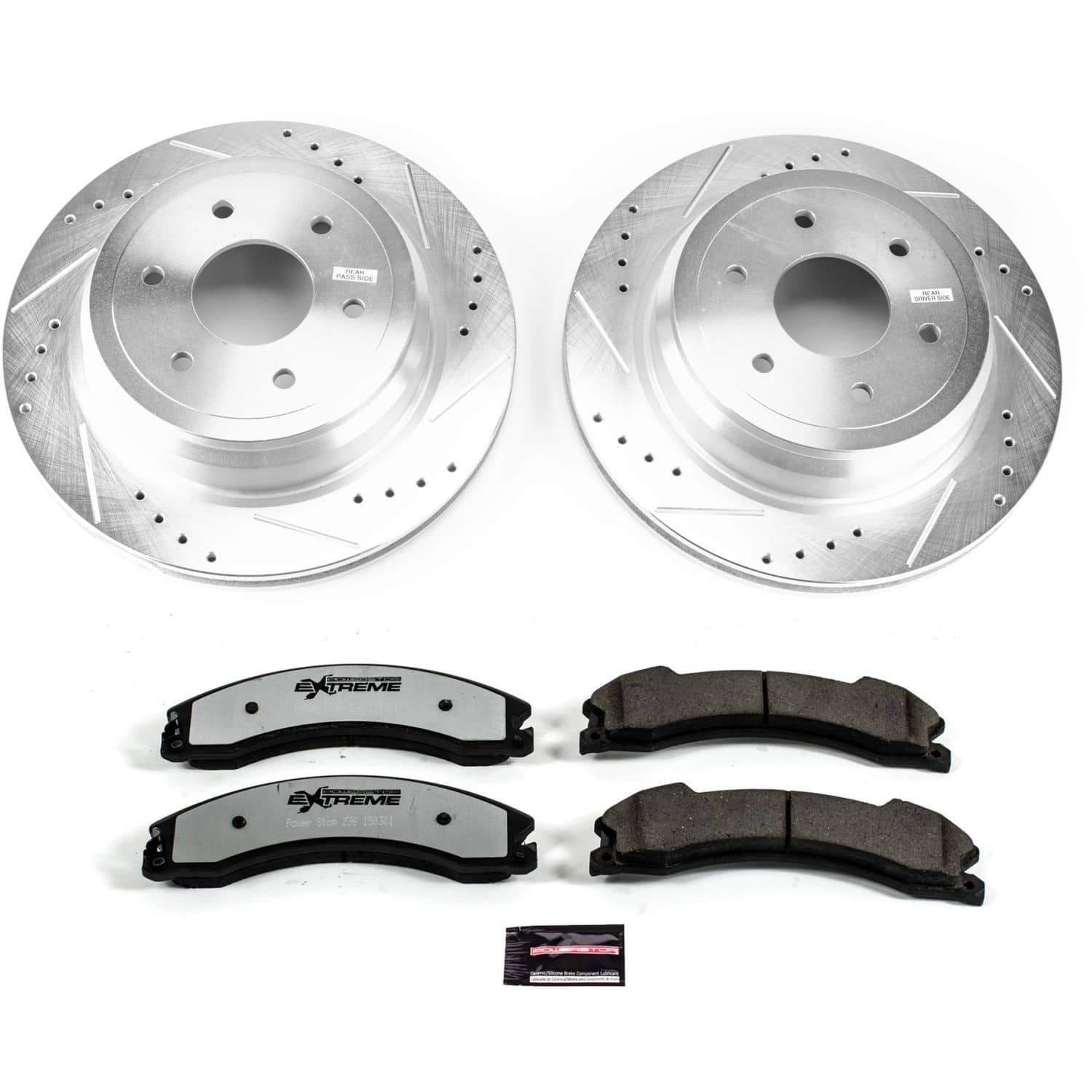 Power Stop - K7877-36 - Rear - Disc Brake Pad and Rotor Kit