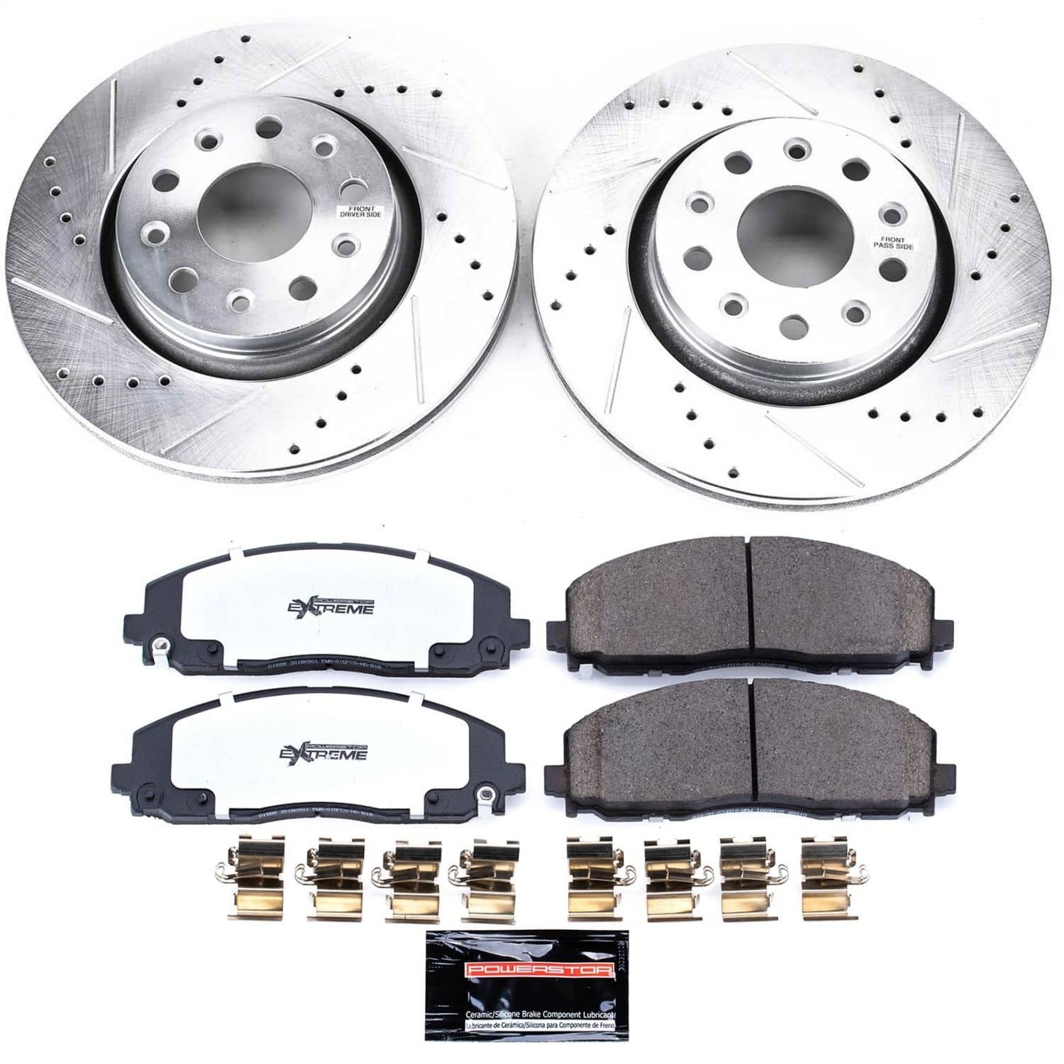 Power Stop - K7940-36 - Front - Disc Brake Pad and Rotor Kit