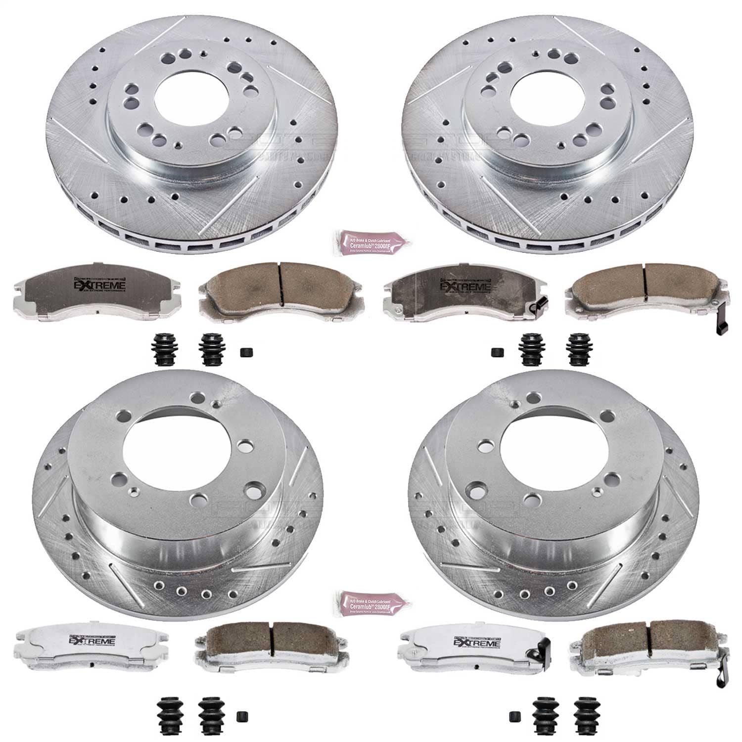 Power Stop - K802-26 - Front and Rear - Disc Brake Pad and Rotor Kit